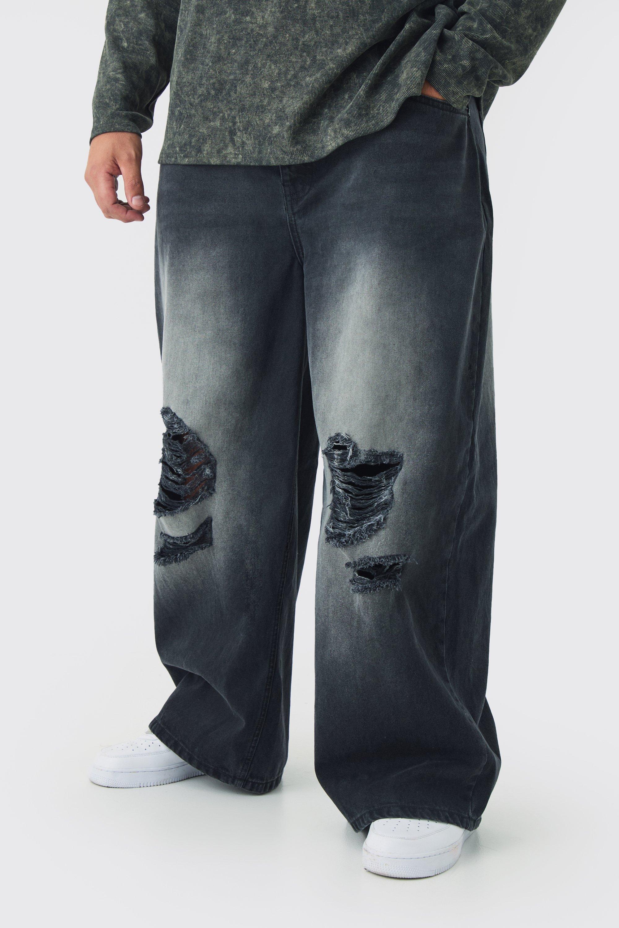 Jeans extra comodi Plus Size super smagliati, Nero