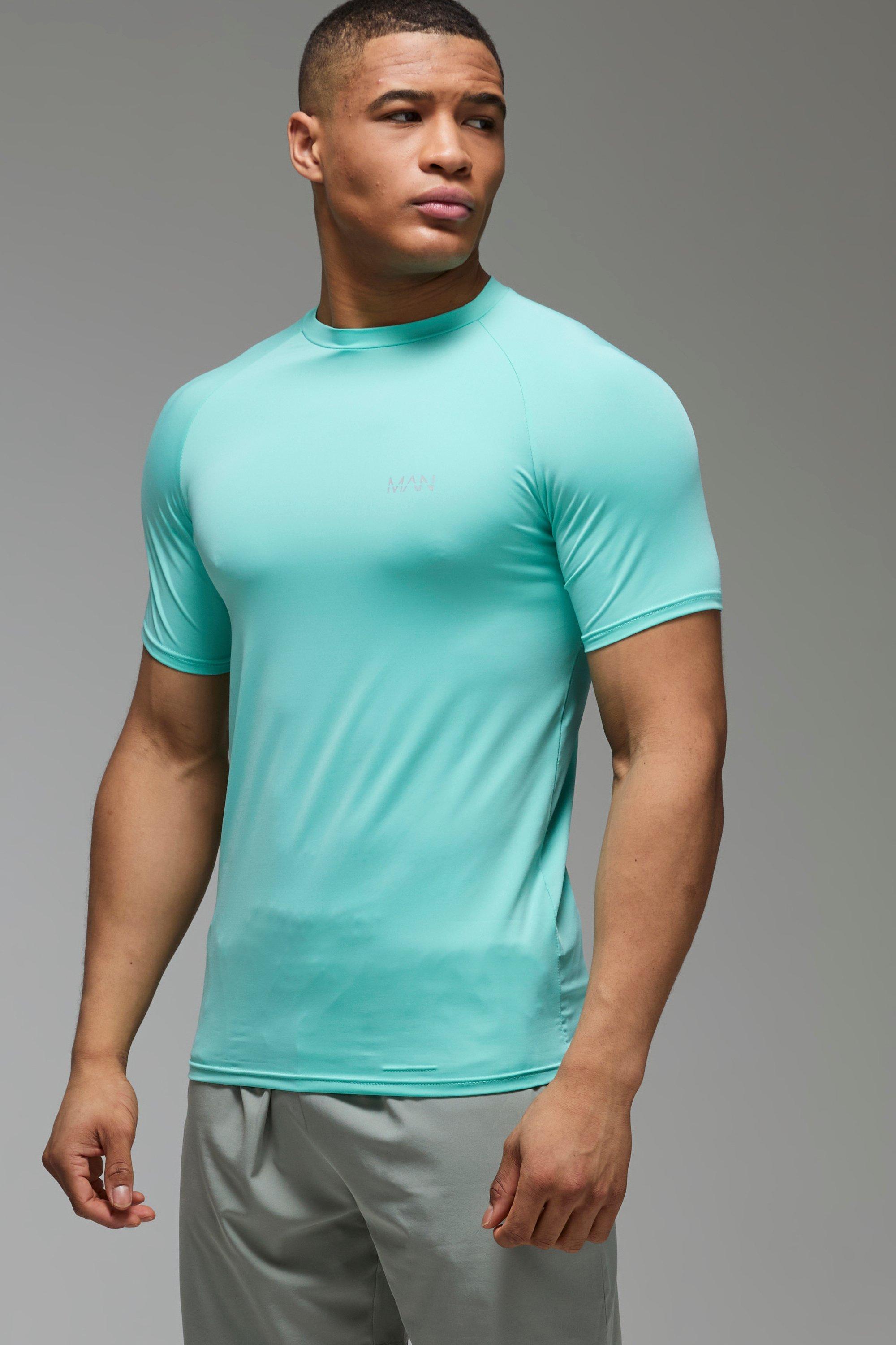 T-shirt attillata Man Active, Verde