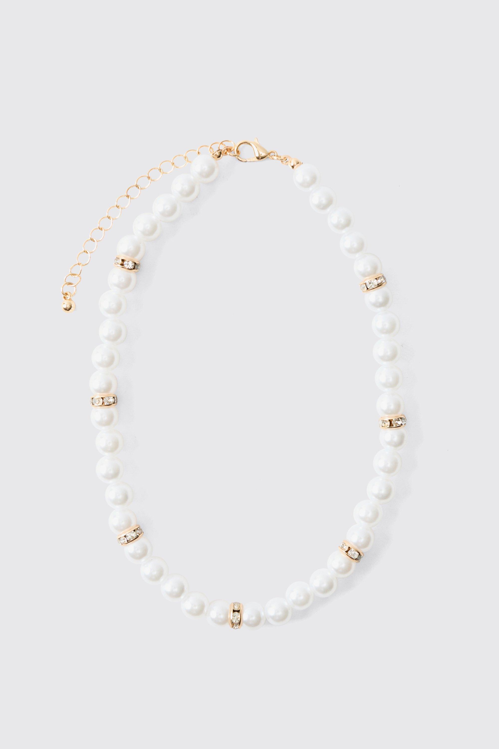 Collana di perle color oro, Metallics