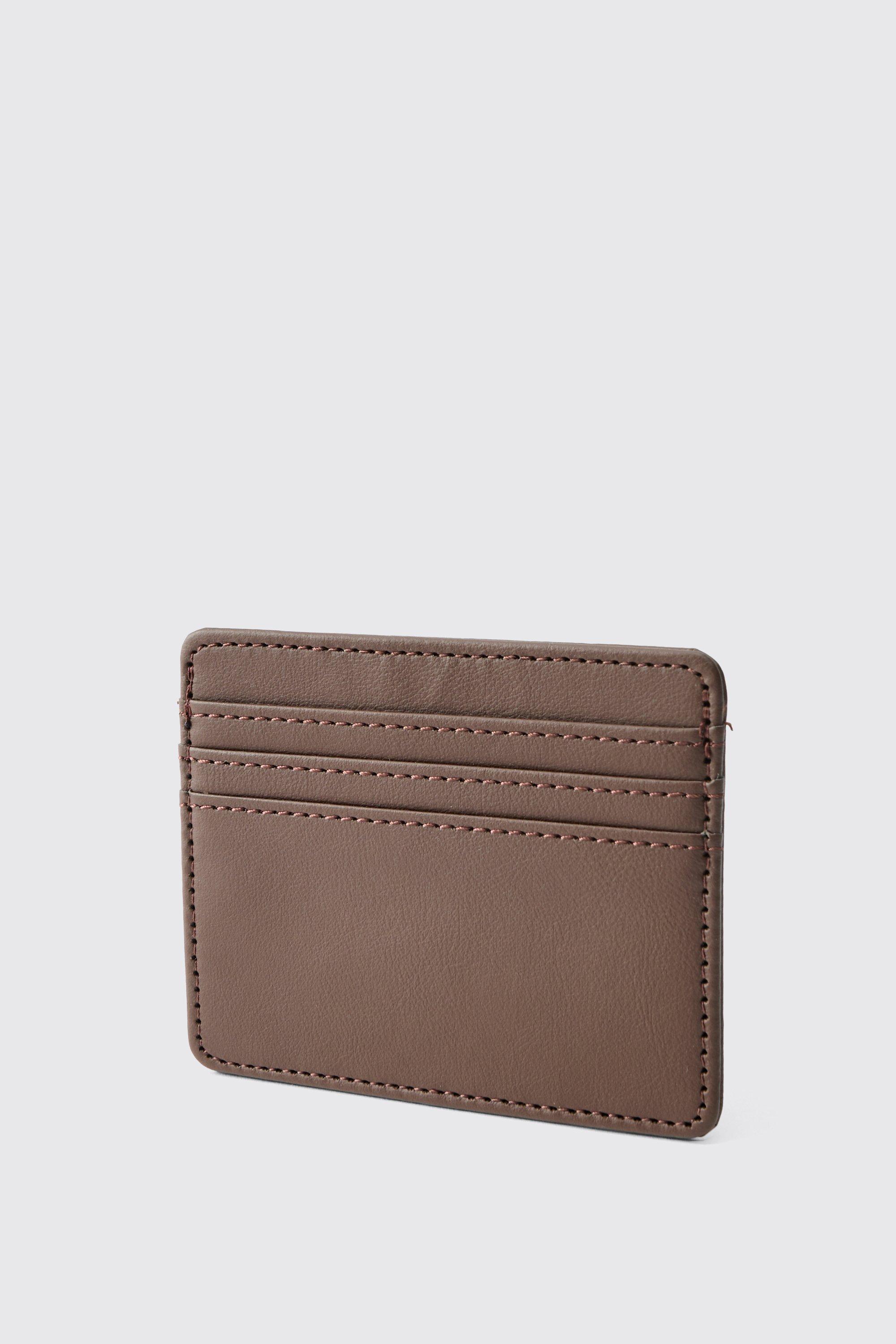 Mens Brown Card Holder, Brown