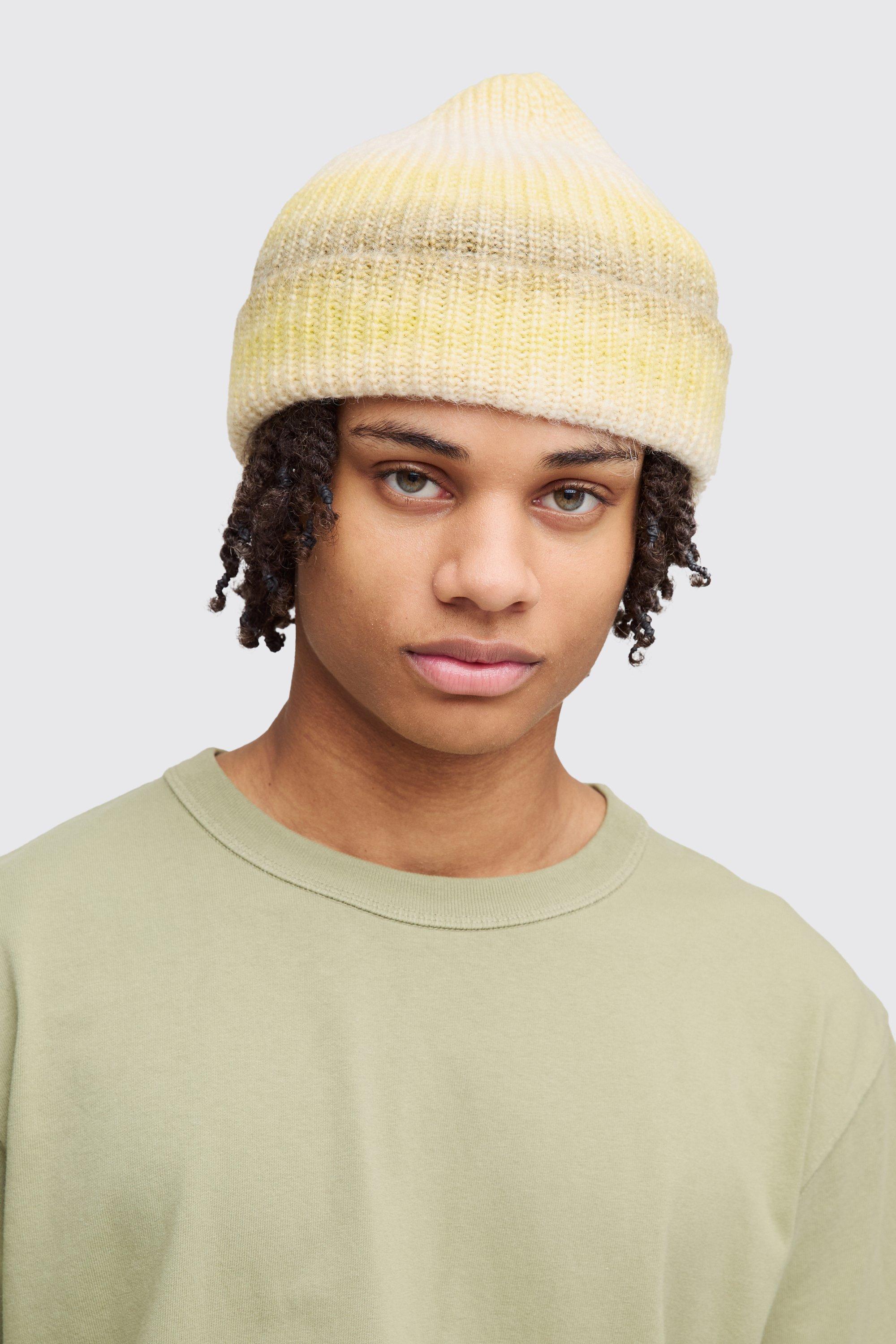 Mens Multi Faded Beanie, Multi