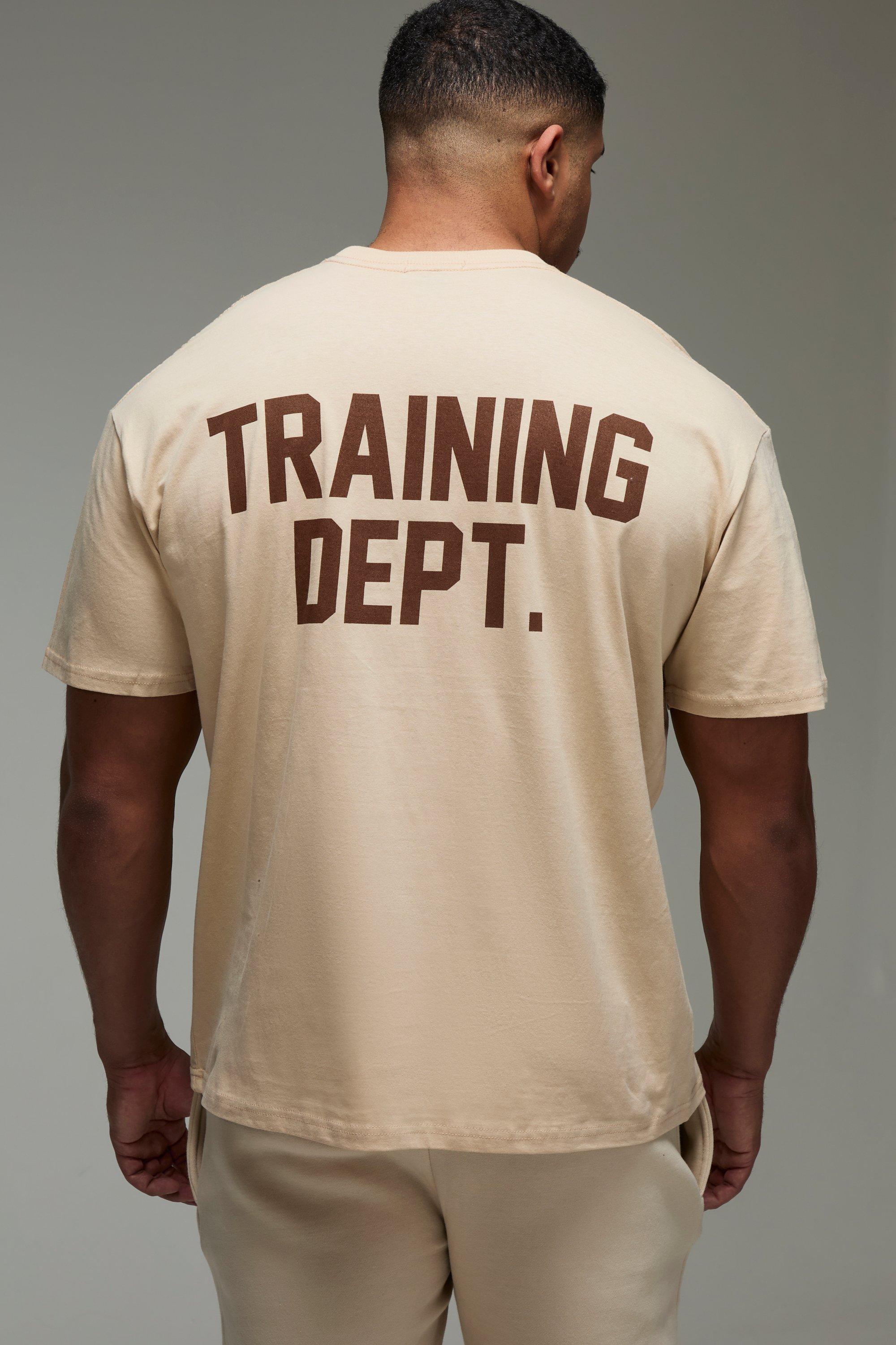 T-shirt oversize Training Dept, Beige