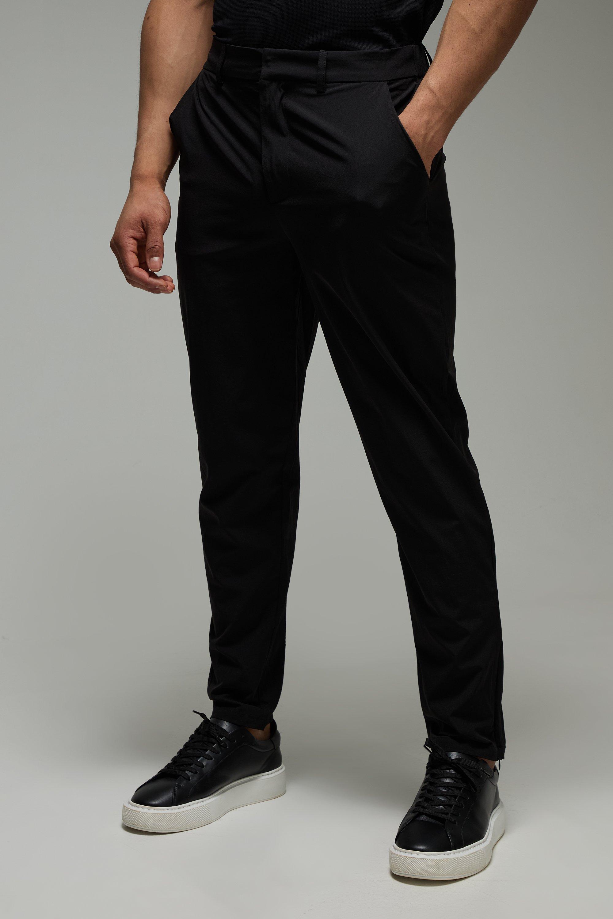 Pantaloni affusolati da golf Man Active Stretch, Nero