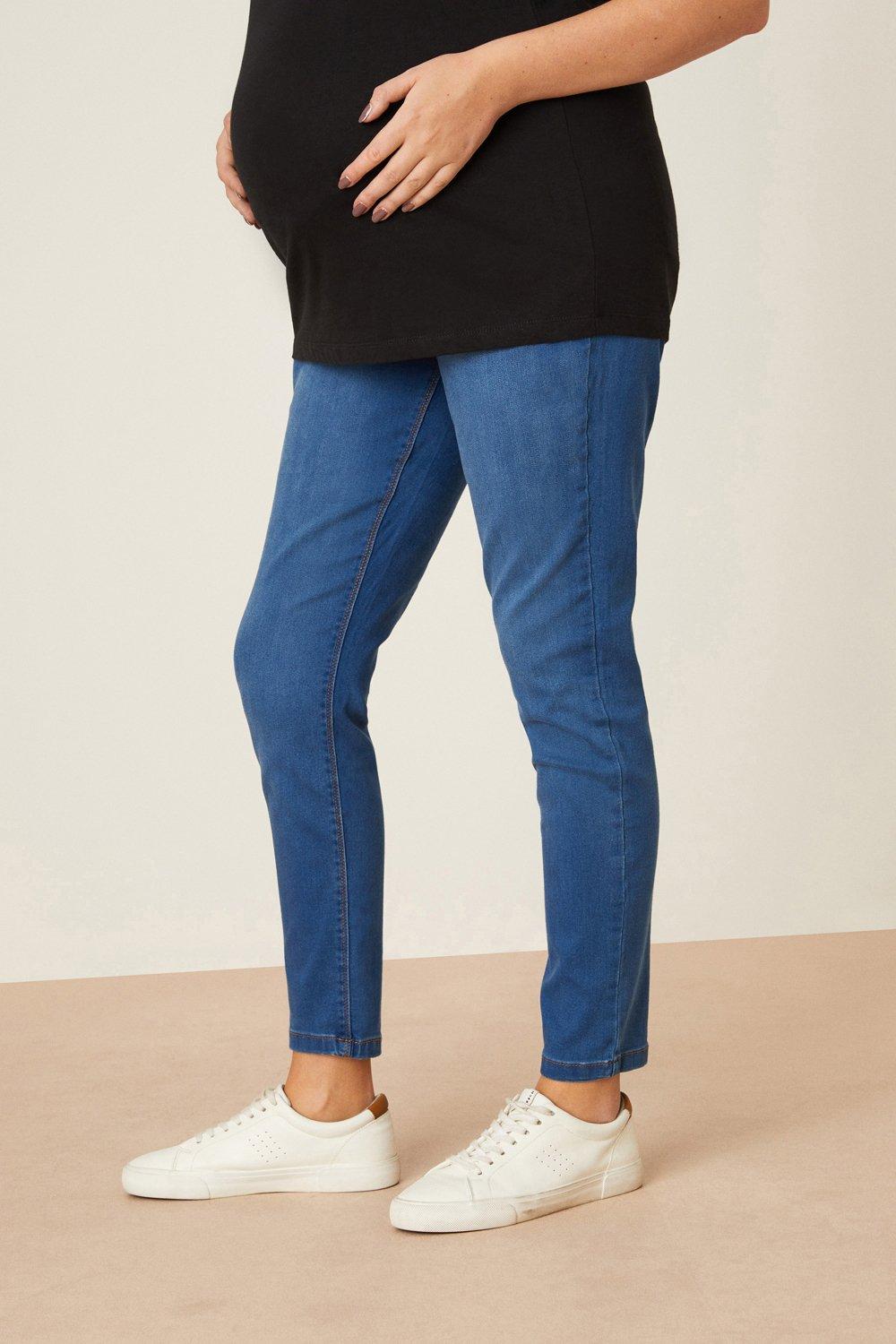 Womens Maternity Midwash Over Bump Frankie Jeans