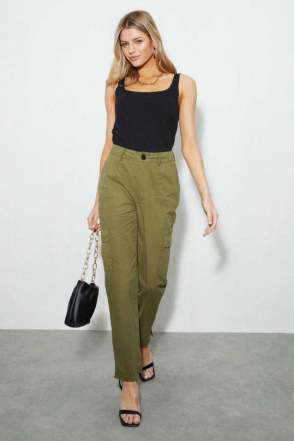 Womens Cargo Pocket Trousers