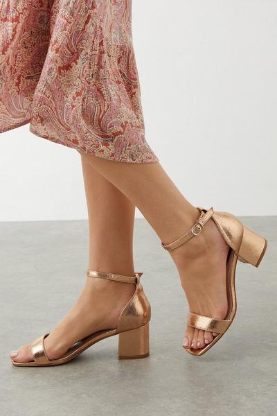 Sammy Low Block Barely There Heels