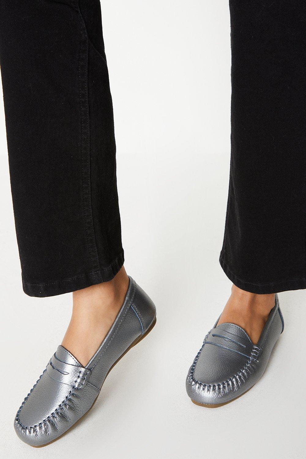 Womens Good For The Sole: Nessa Leather Comfort Loafers