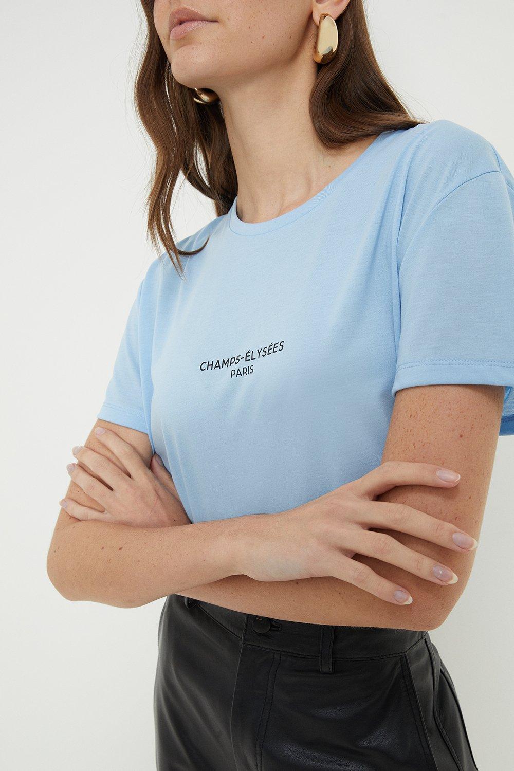 Womens Champs Elysees Logo T-shirt