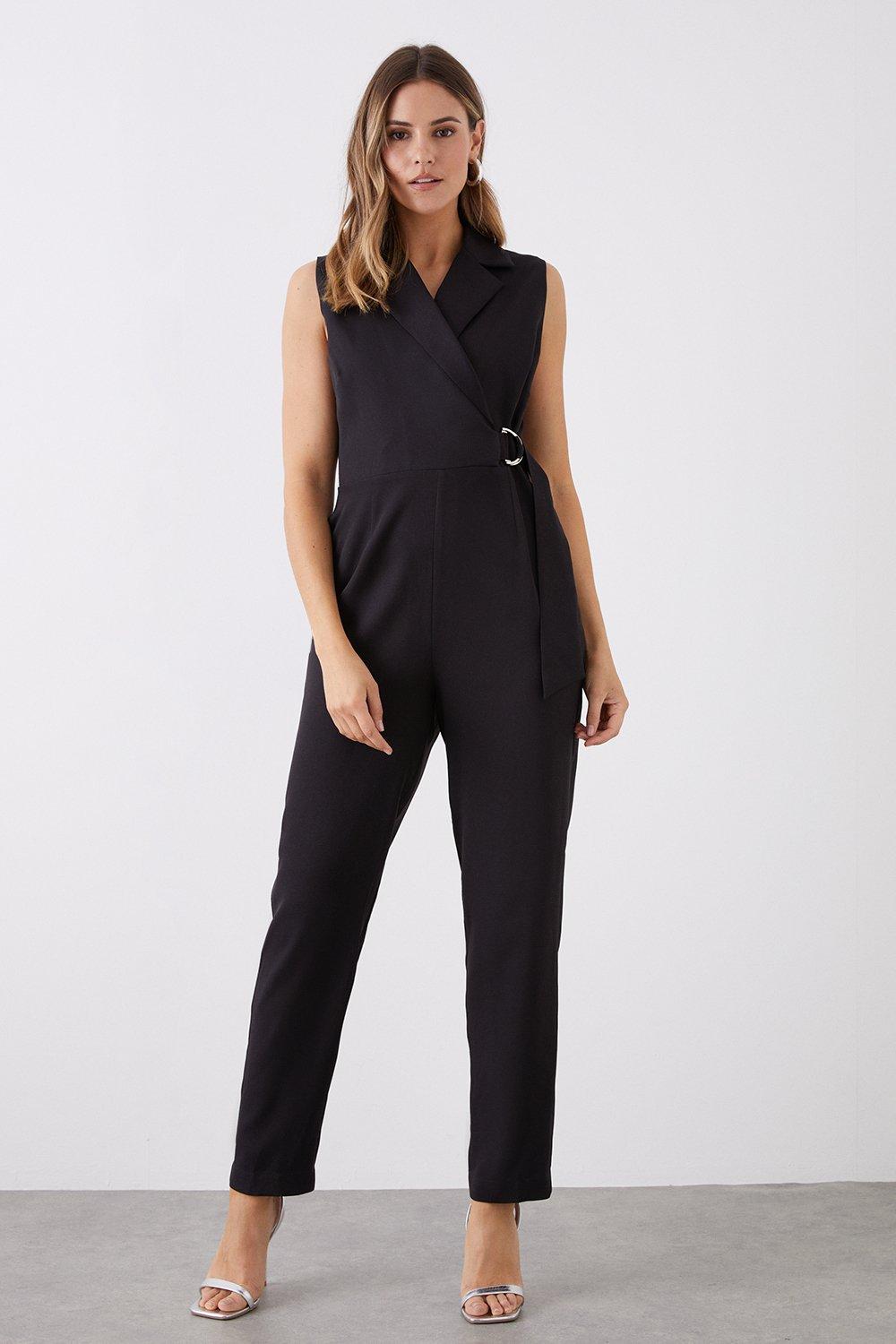Womens D Ring Tailored Jumpsuit