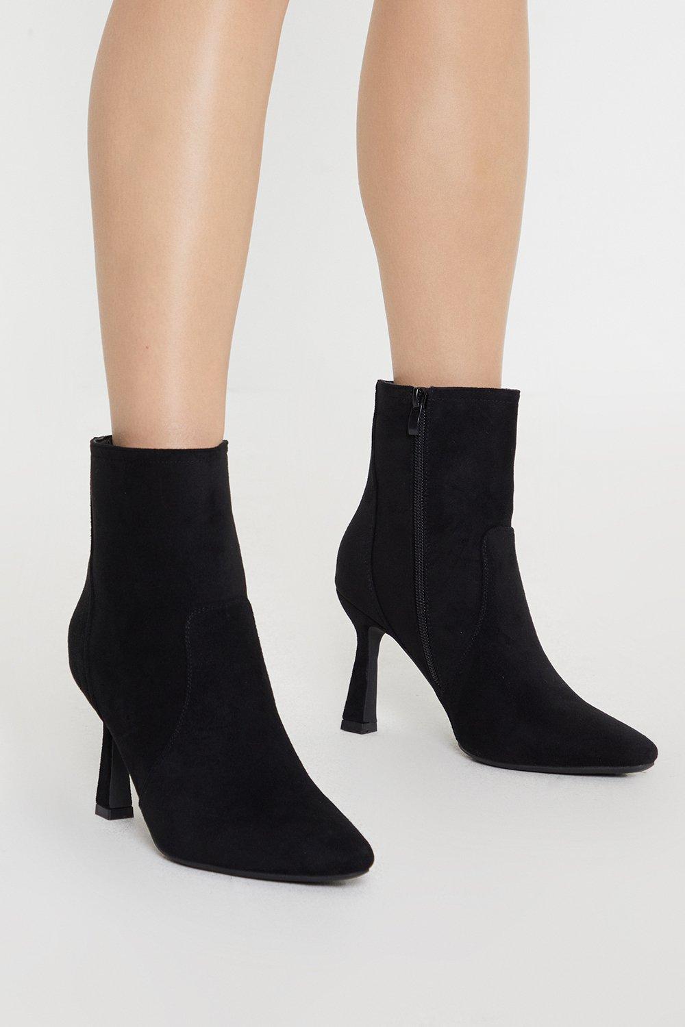 Womens Faith: Mira Pointed Formal Ankle Boots