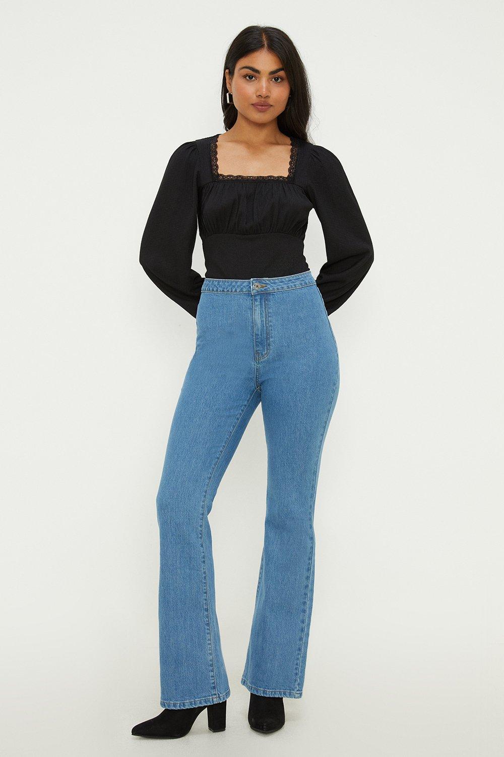 Womens Slim Bootcut Jeans