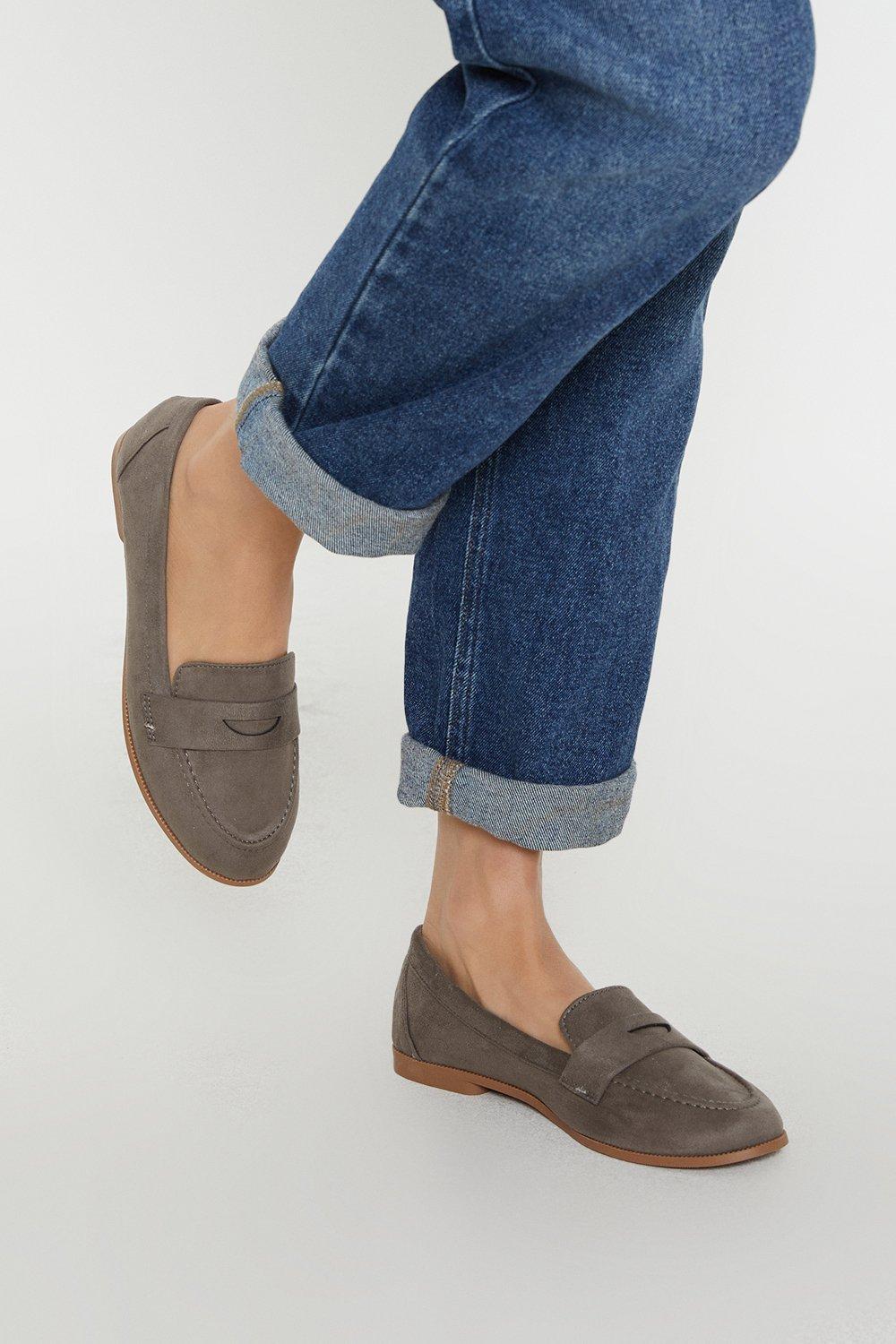 Womens Wide Fit Lana Penny Loafers