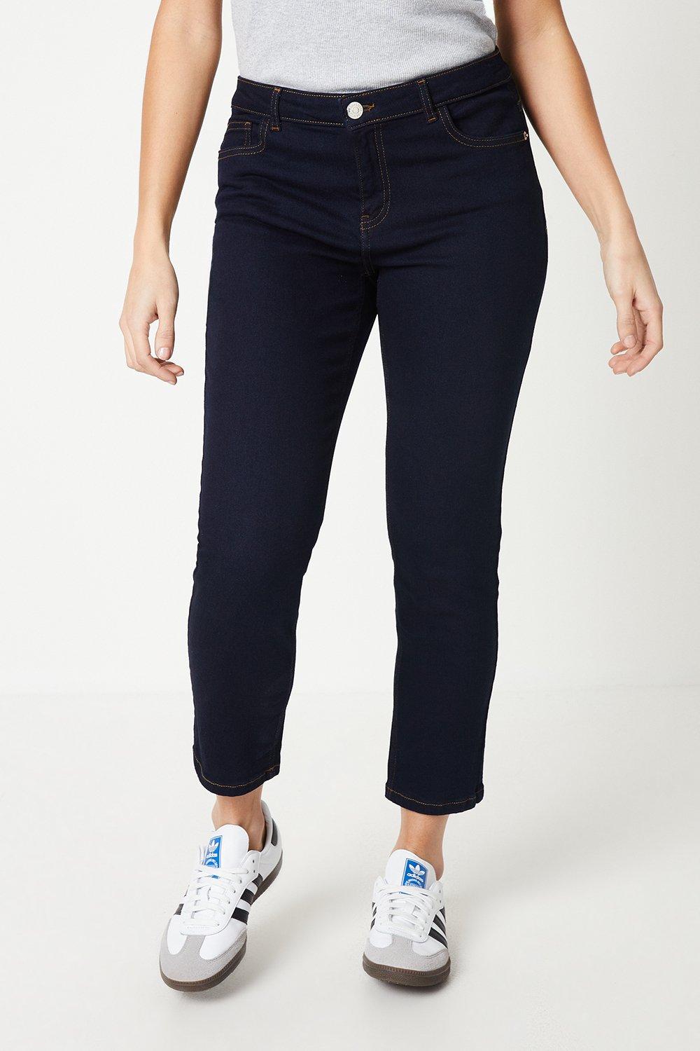 Womens Petite Comfort Stretch Slim Jeans