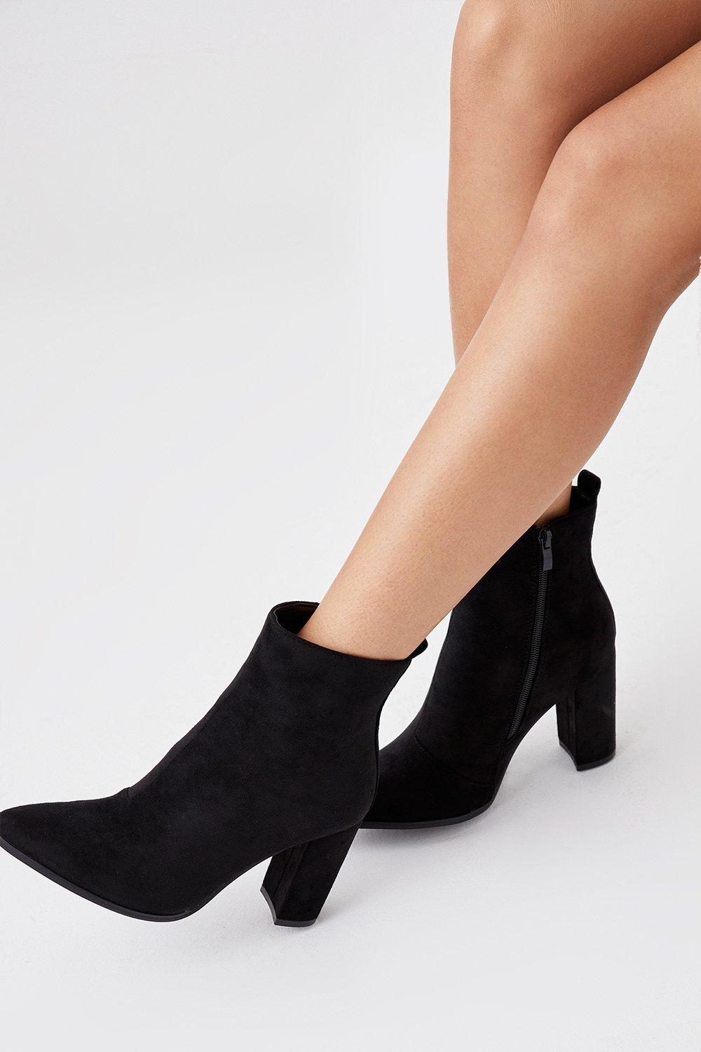 Womens Astro Heeled Ankle Boots