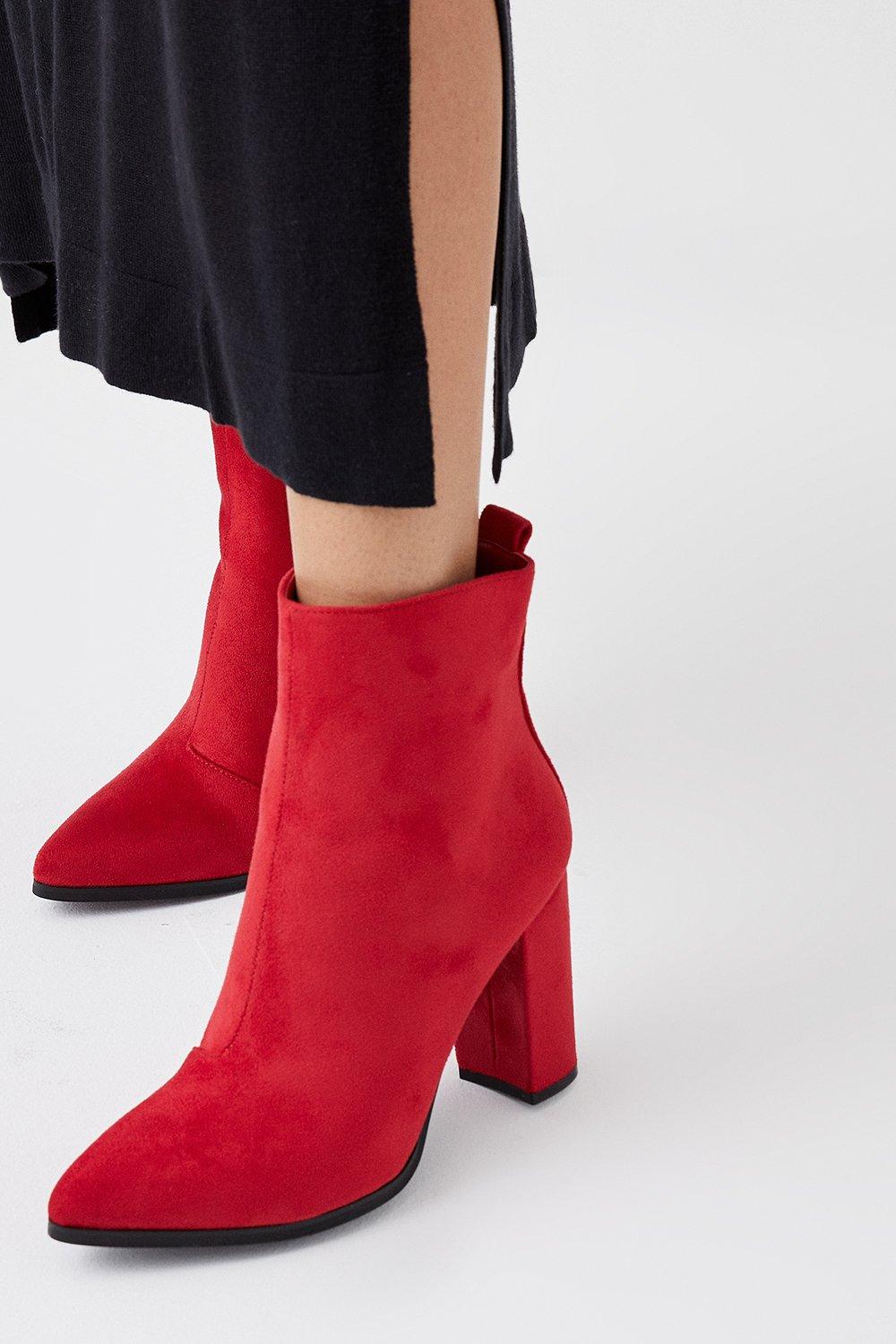 Womens Astro Heeled Ankle Boots