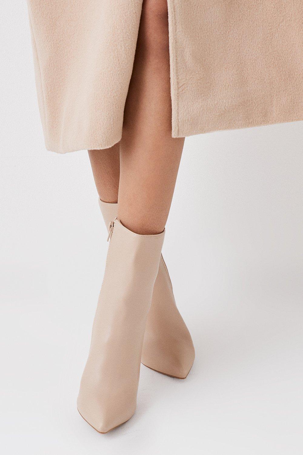 Womens Faith: Madison Pointed Stiletto Ankle Boots