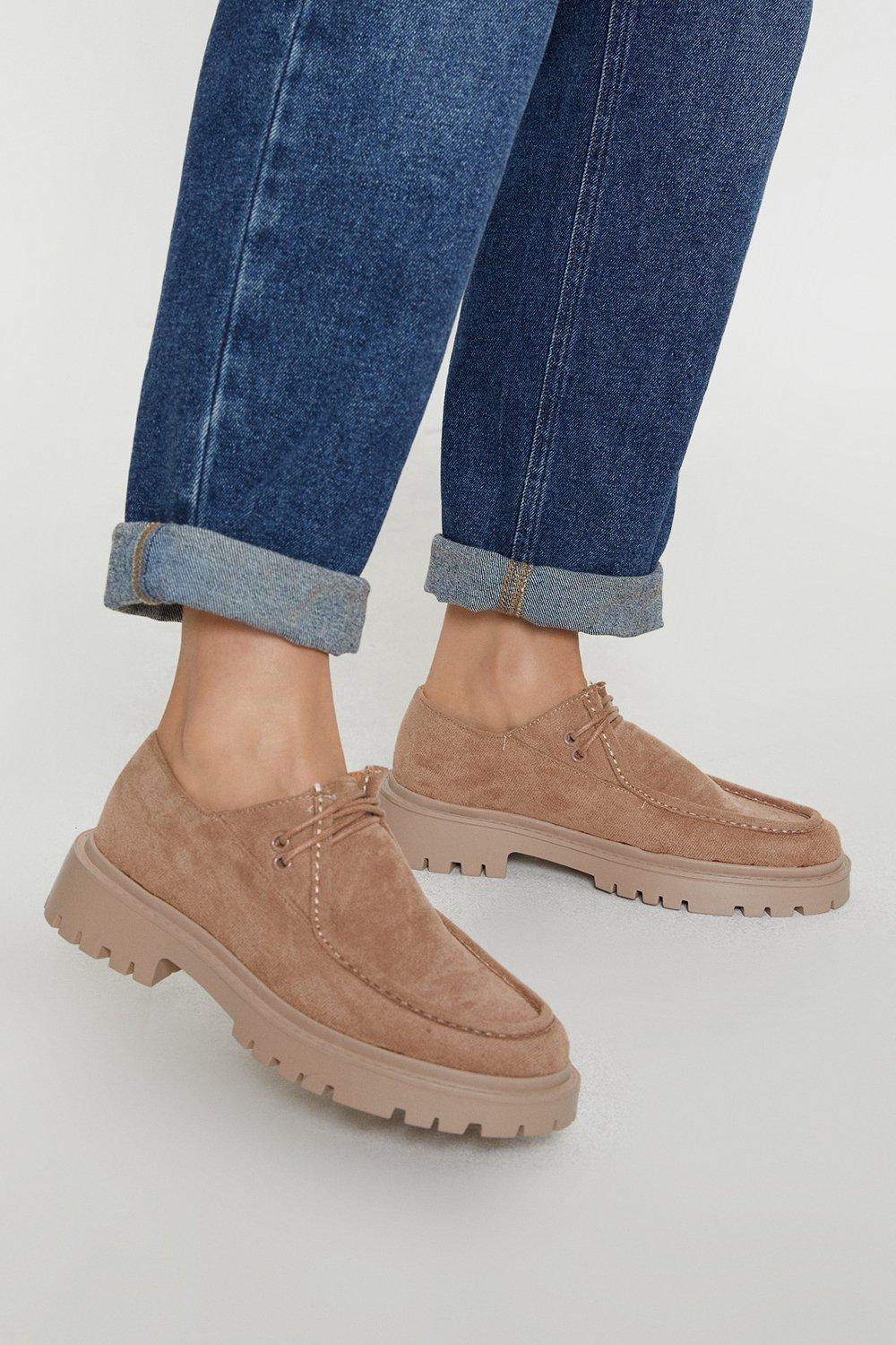 Womens Faith: Neddie Lace Up Loafers