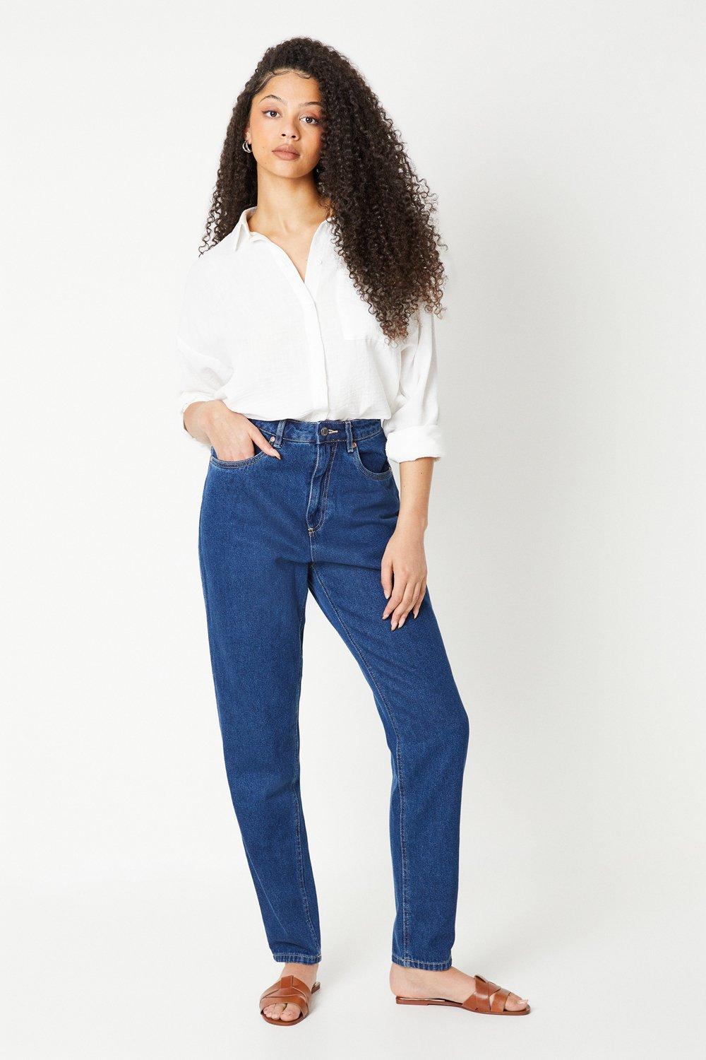 Womens Tall Relaxed Mom Jeans
