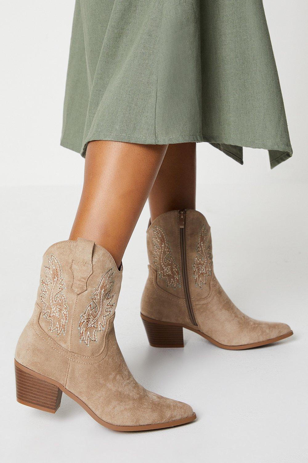 Womens Faith: Anita Embroidered Western Boots