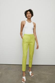 Compact Cotton Slim Leg Trouser