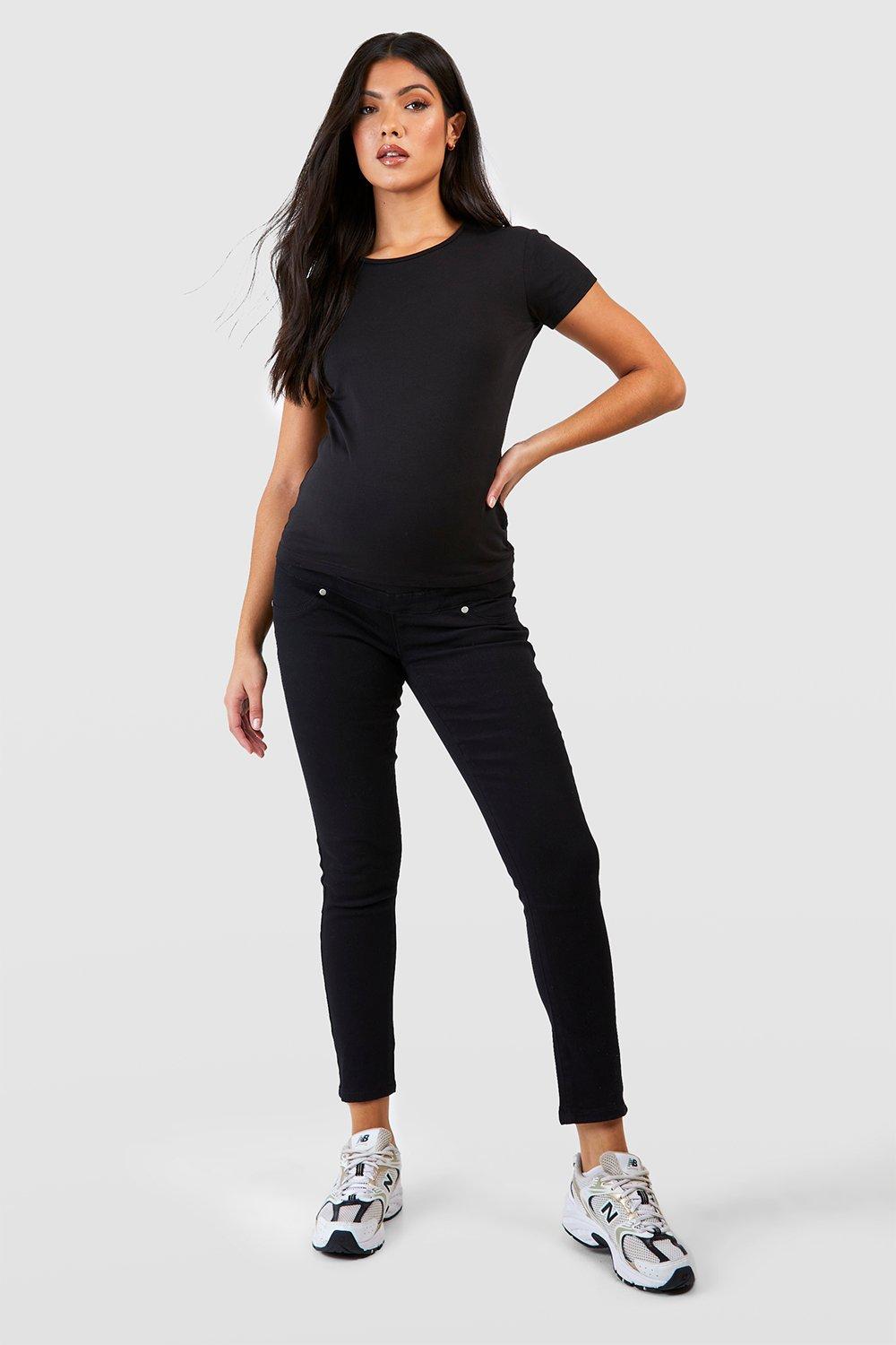 Image of Jeans Premaman Skinny Fit, Nero