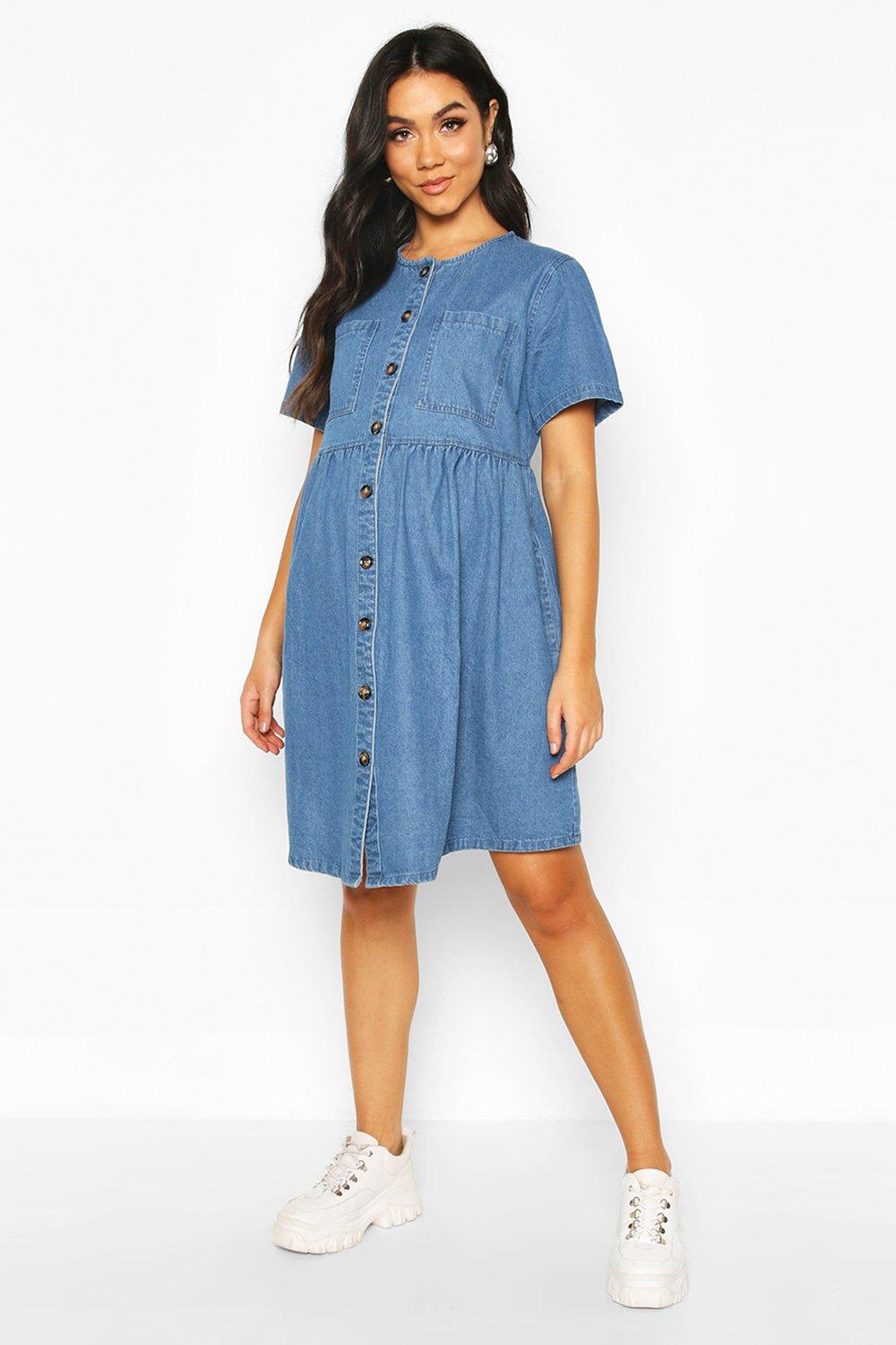 Maternity Dresses Baby Shower Dresses Boohoo Uk