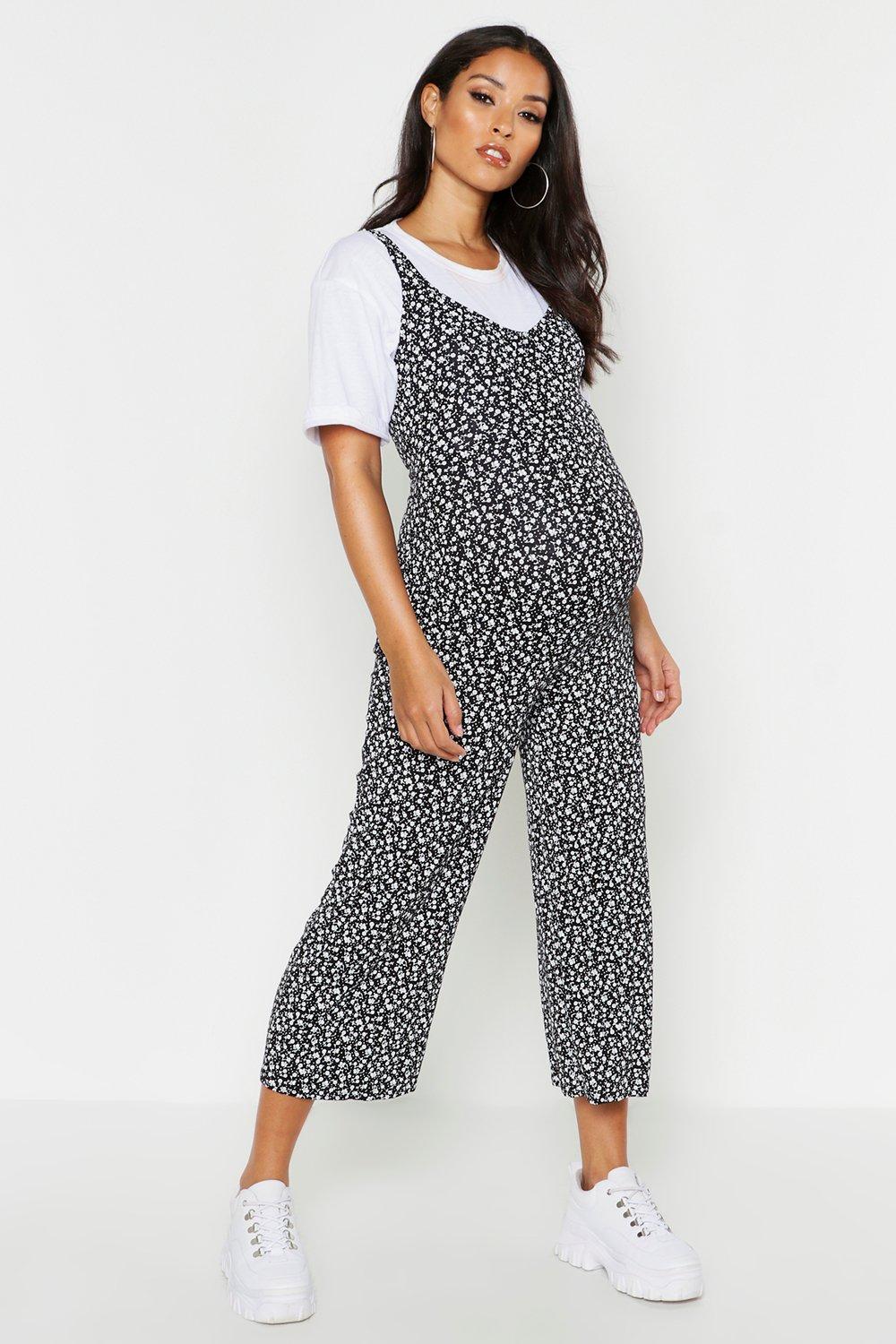 boohoo floral jumpsuit