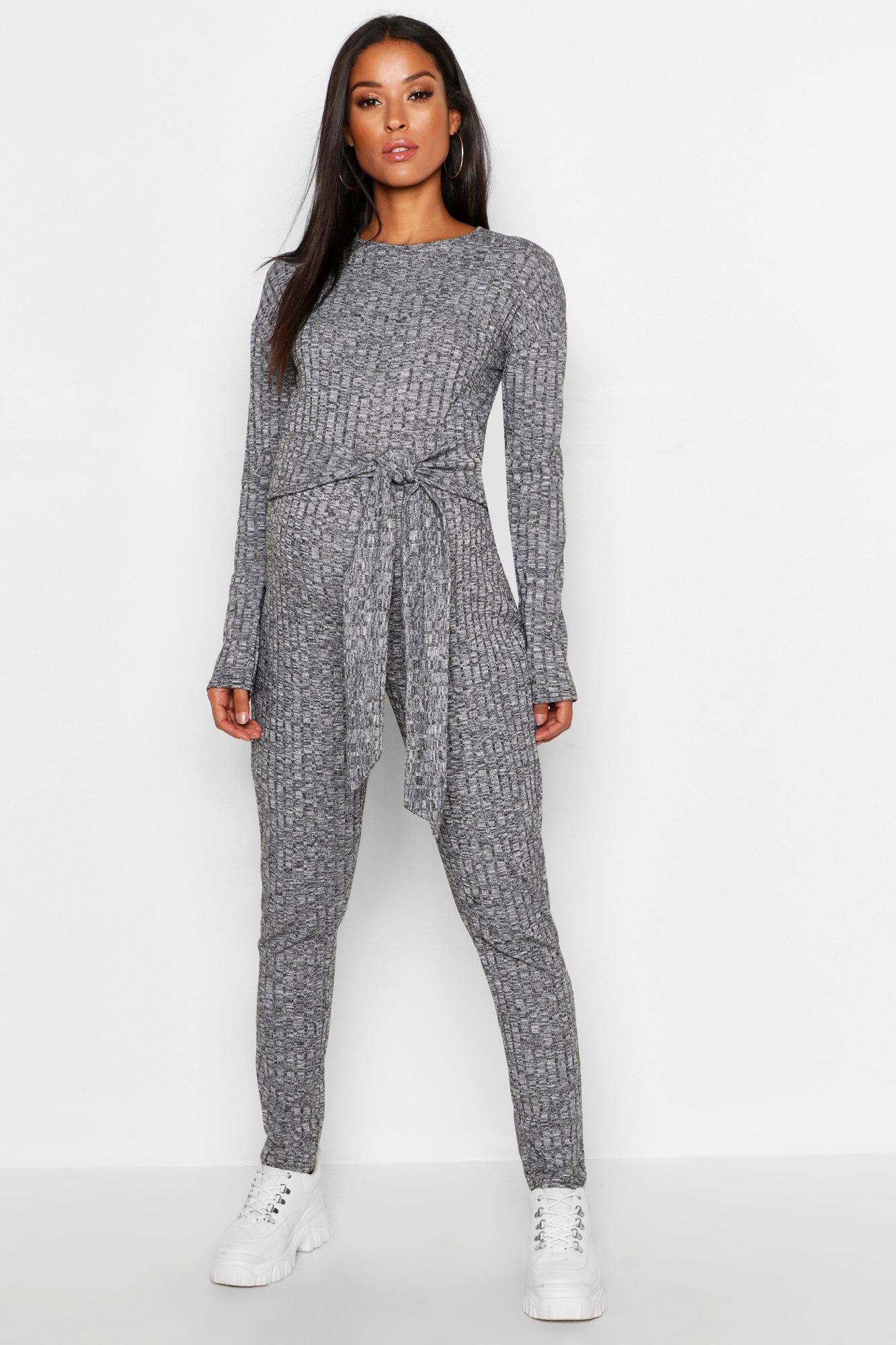 boohoo maternity jumpsuit