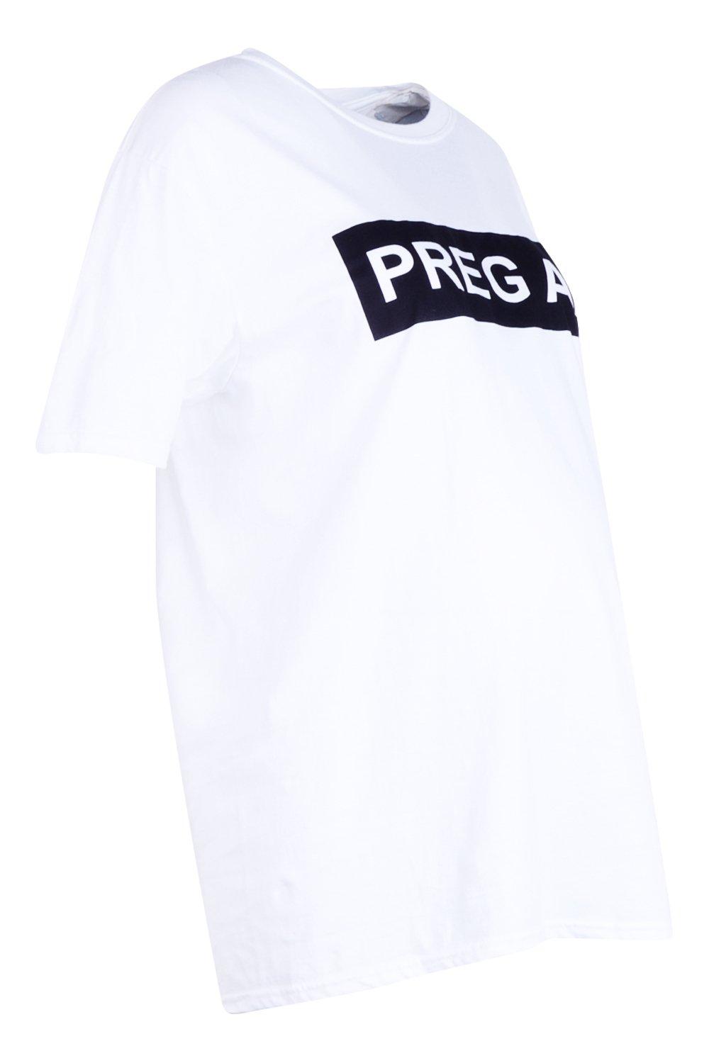 

Футболка для беременных Preg AF, Белый