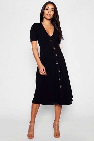 Latex Puffy Sleeve Dress
