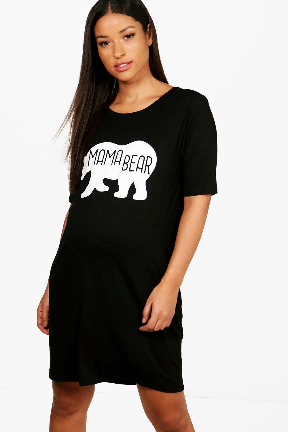 

Одежда для беременных Ночная сорочка Mama Bear, Черный