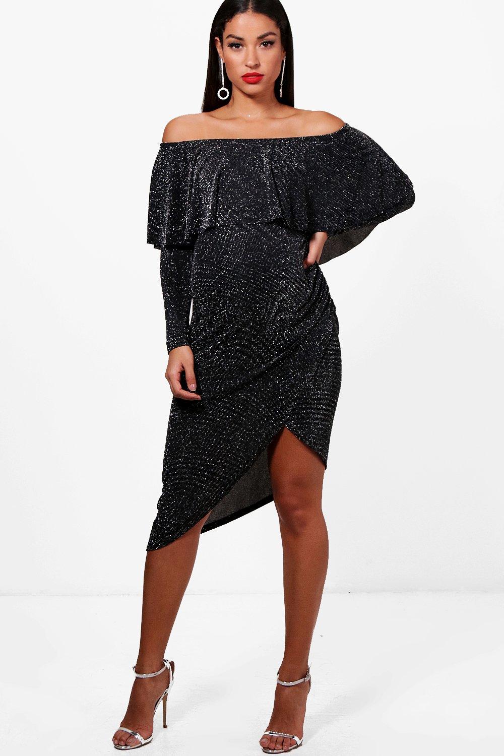 ruffle robe for maternity shoot