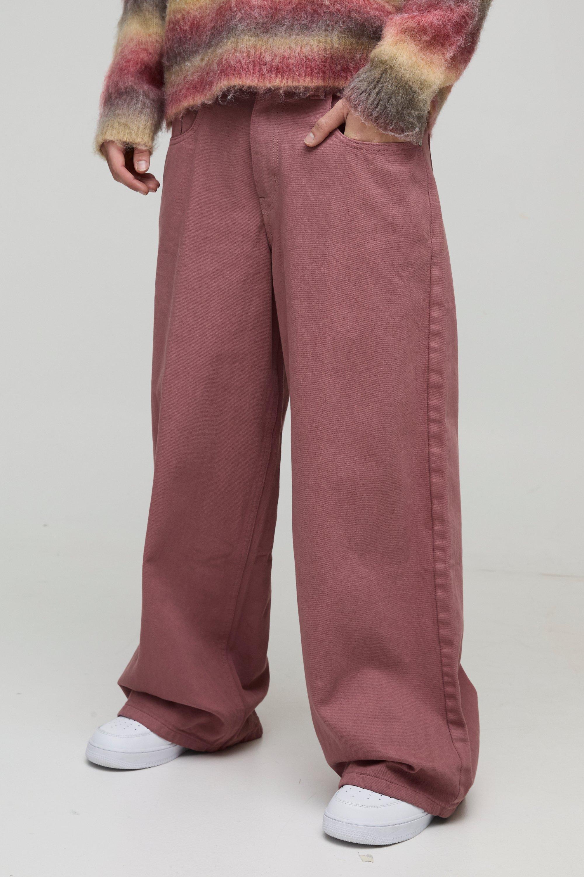 Jeans extra comodi slavati, Purple