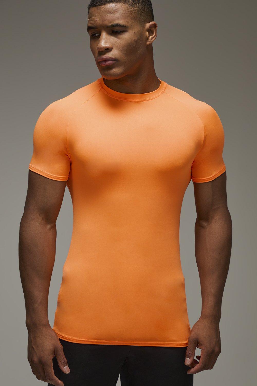 ◆ boohoo ◆ レギュラーパフォーマンス Tシャツ / orange bmm27977_orange_xl?pdp.template