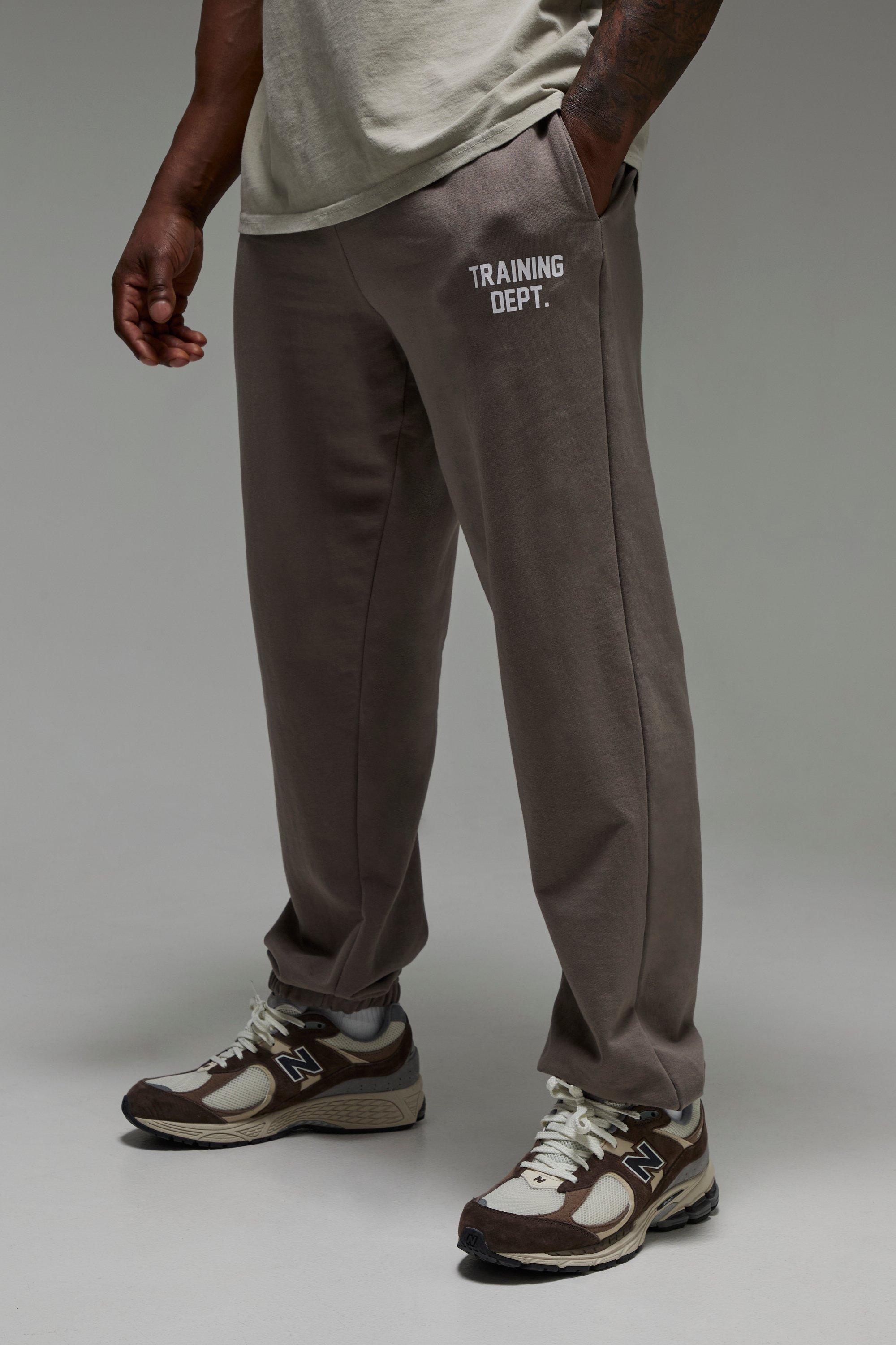 Pantaloni tuta oversize Man Active x Everlast, Brown