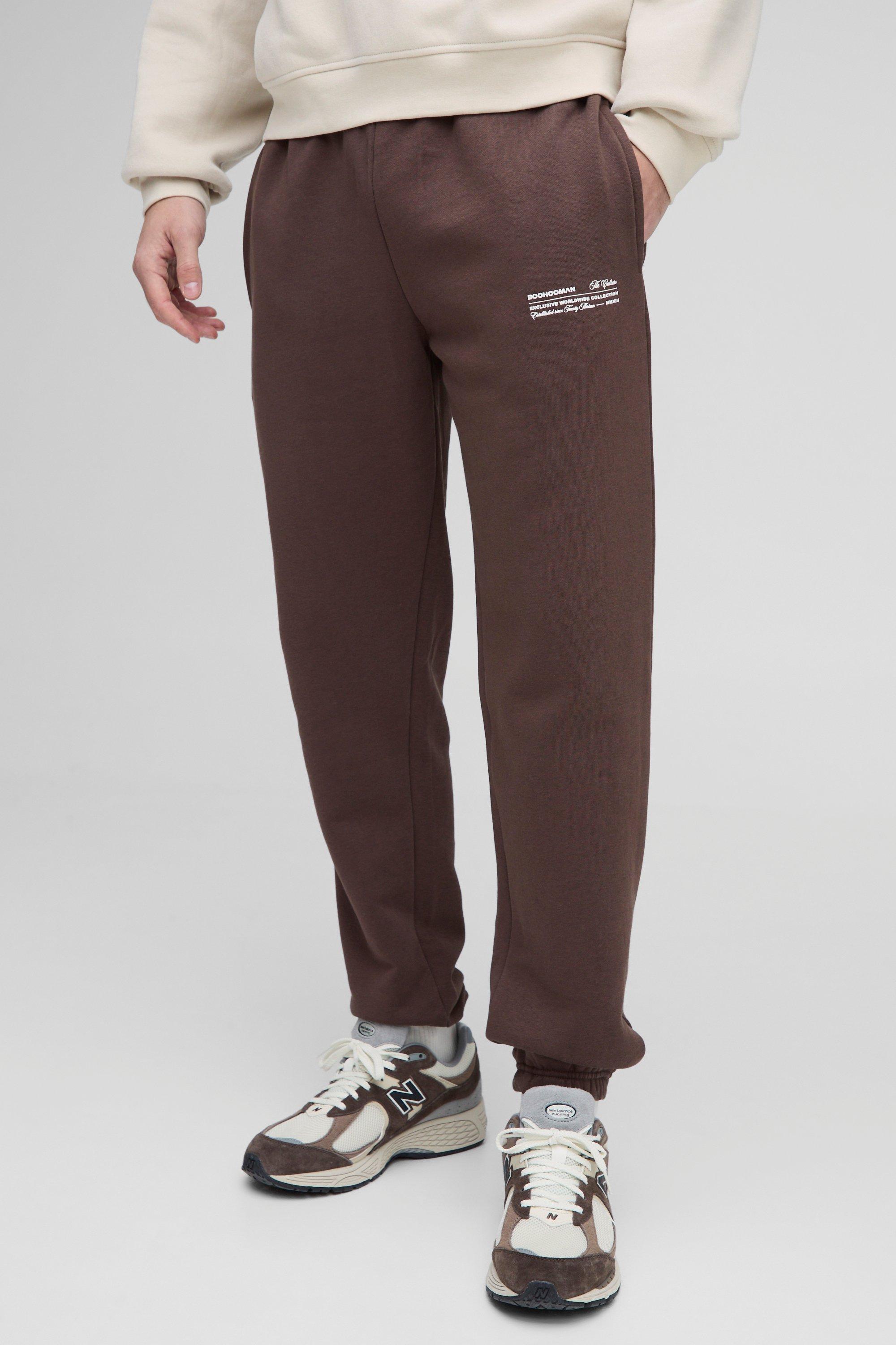 Pantaloni tuta Man Core Fit, Brown