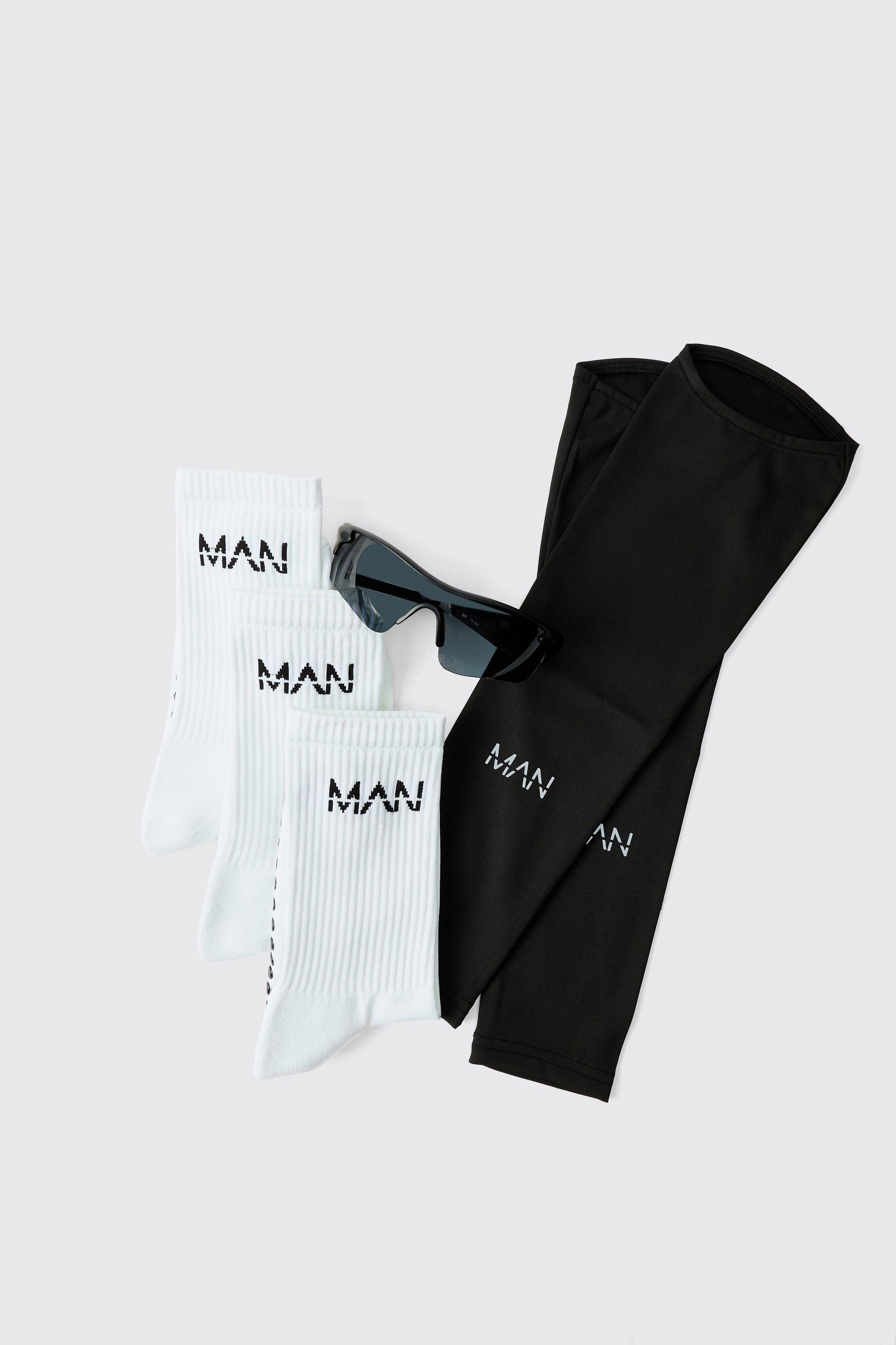 Mens Multi Man Active Running Gift Bundle, Multi