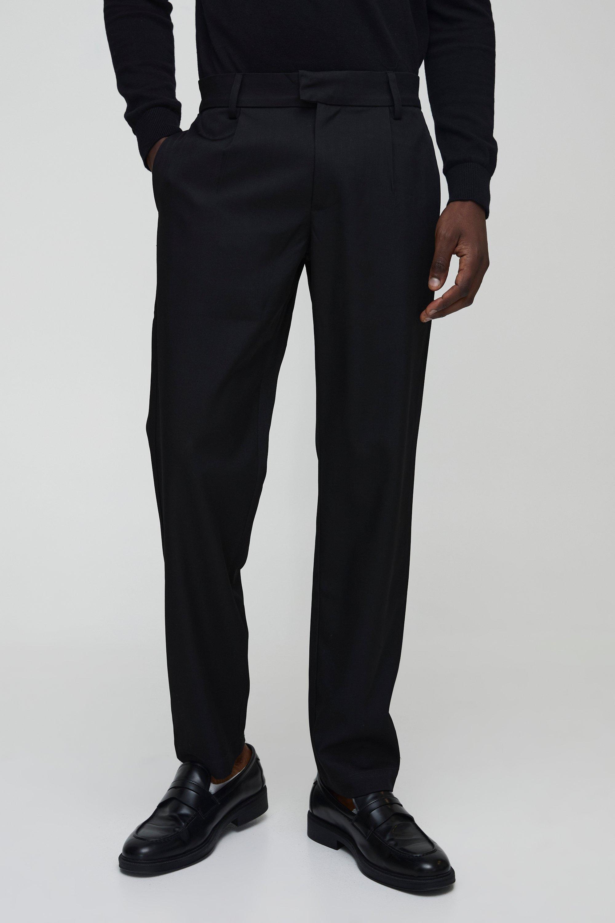 Mens Black Slim Fit Tailored Trouser, Black