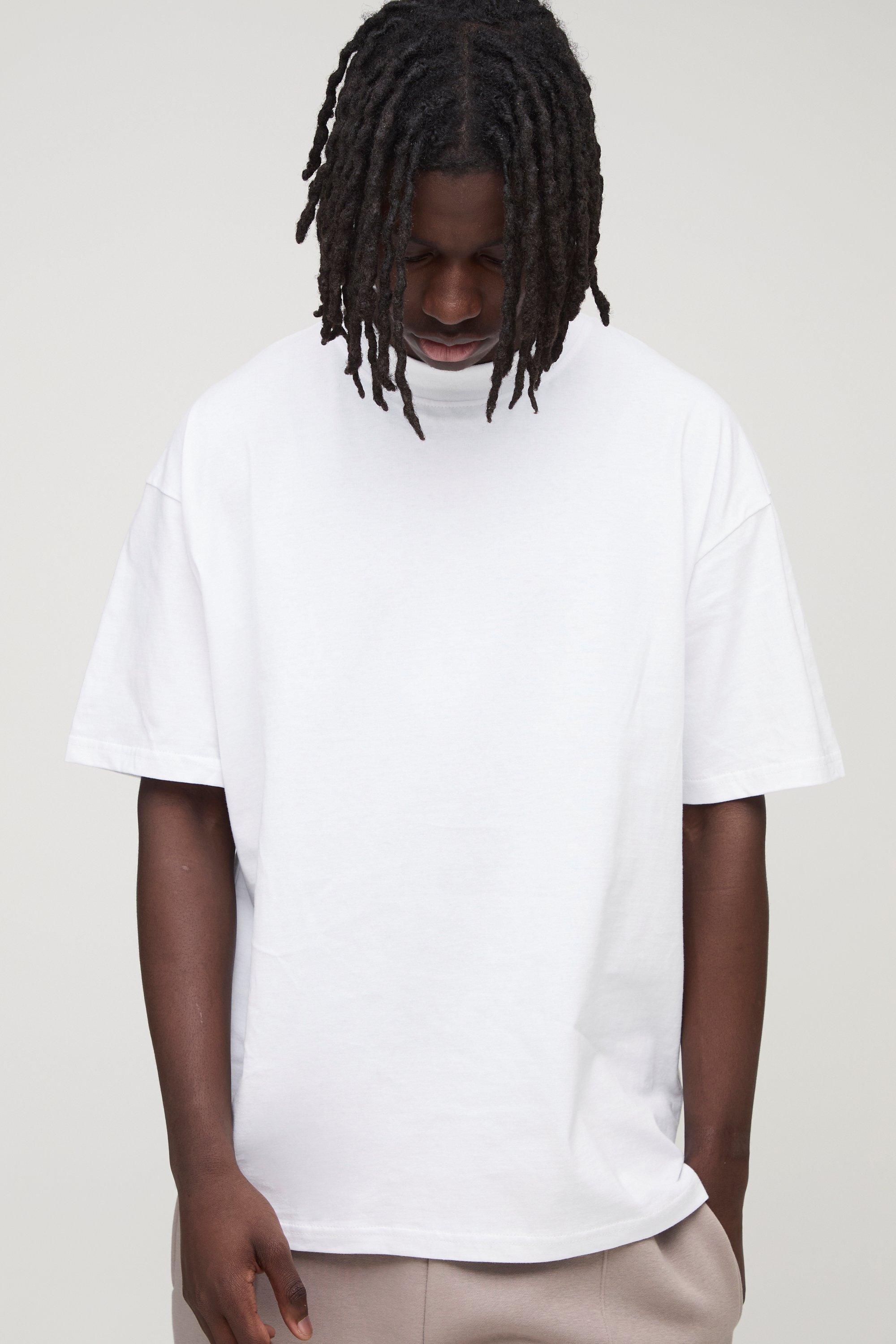 Men's White Oversized T Shirts | boohooMAN USA
