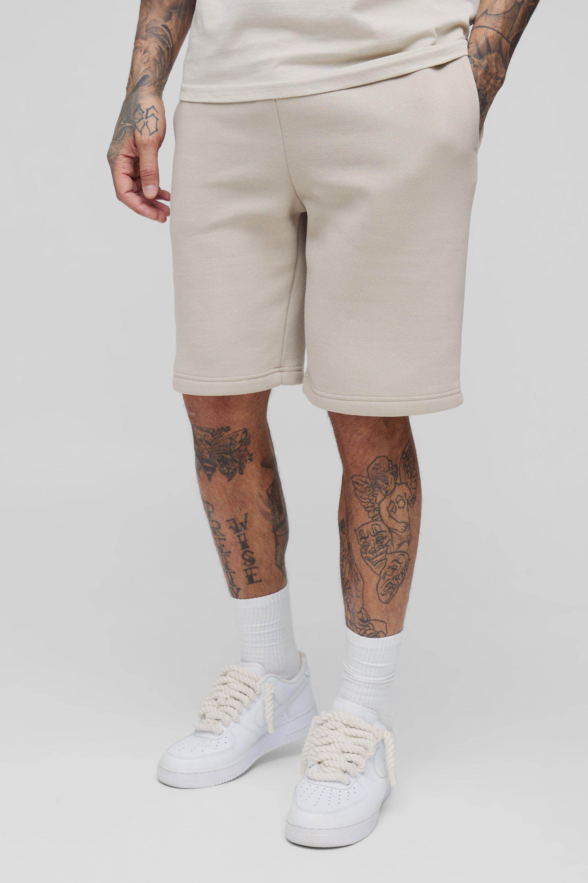 Pantaloncini Basic medi Tall Slim Fit, Beige