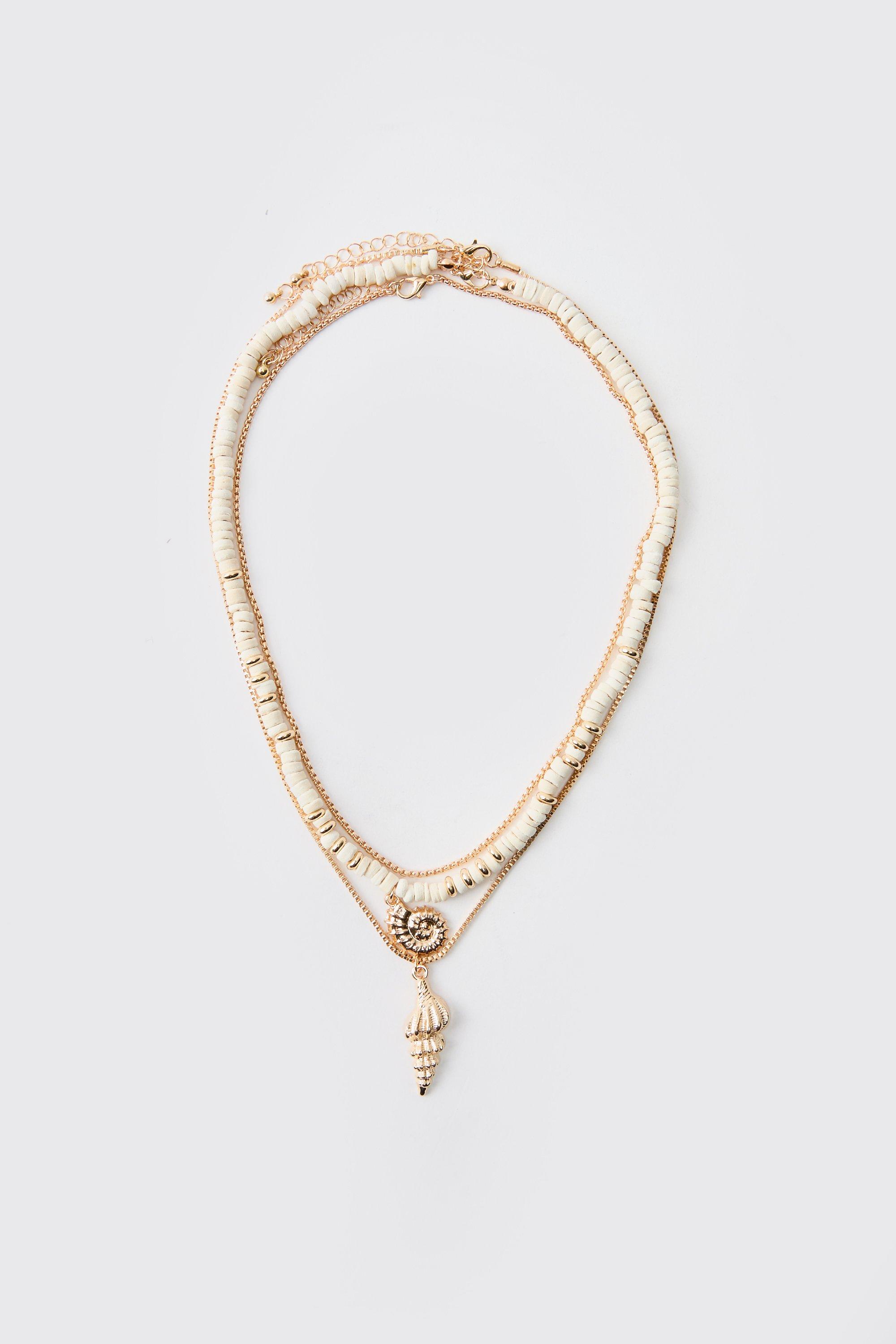 Collana color oro con fulmine, Metallics