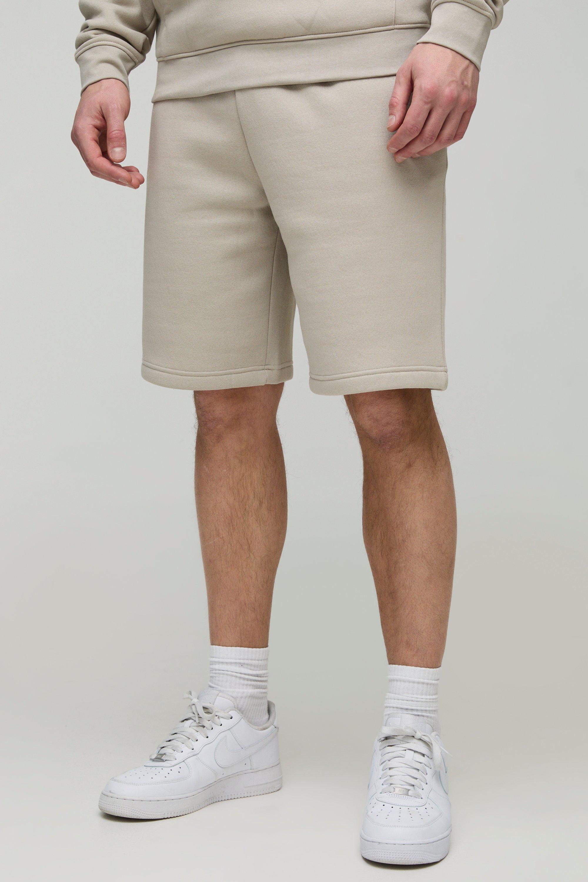 Pantaloncini medi Tall Basic comodi, Beige