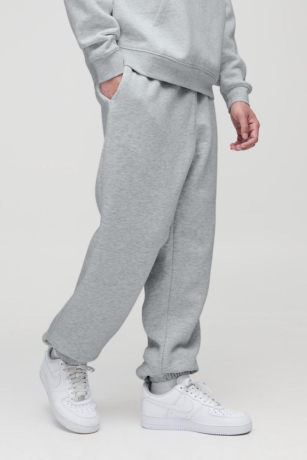 Image of Pantaloni tuta Tall Basic rilassati da 330 g/mq, Grigio