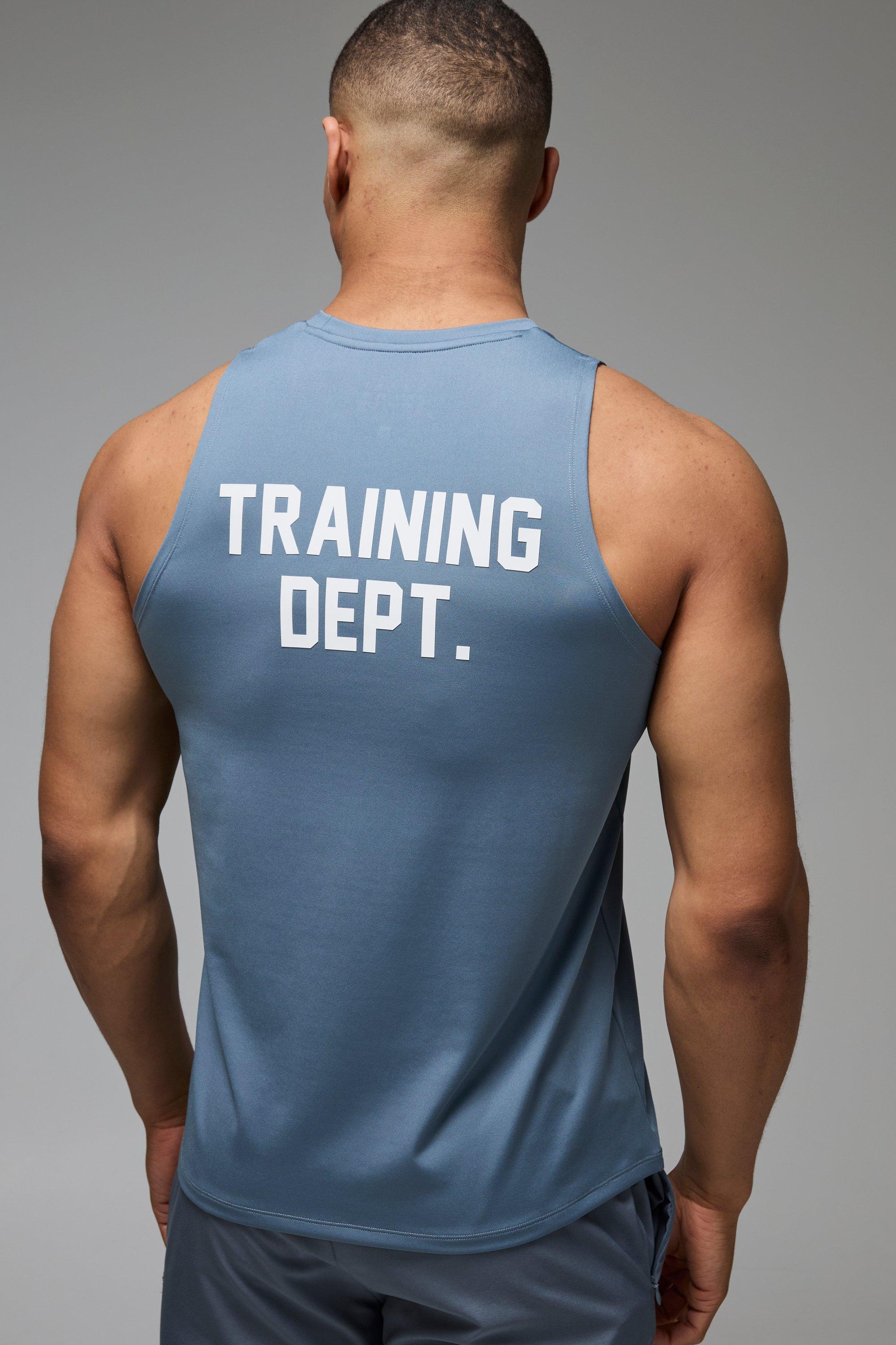 Mens Man Active Performance Training Dept. vest, Tan