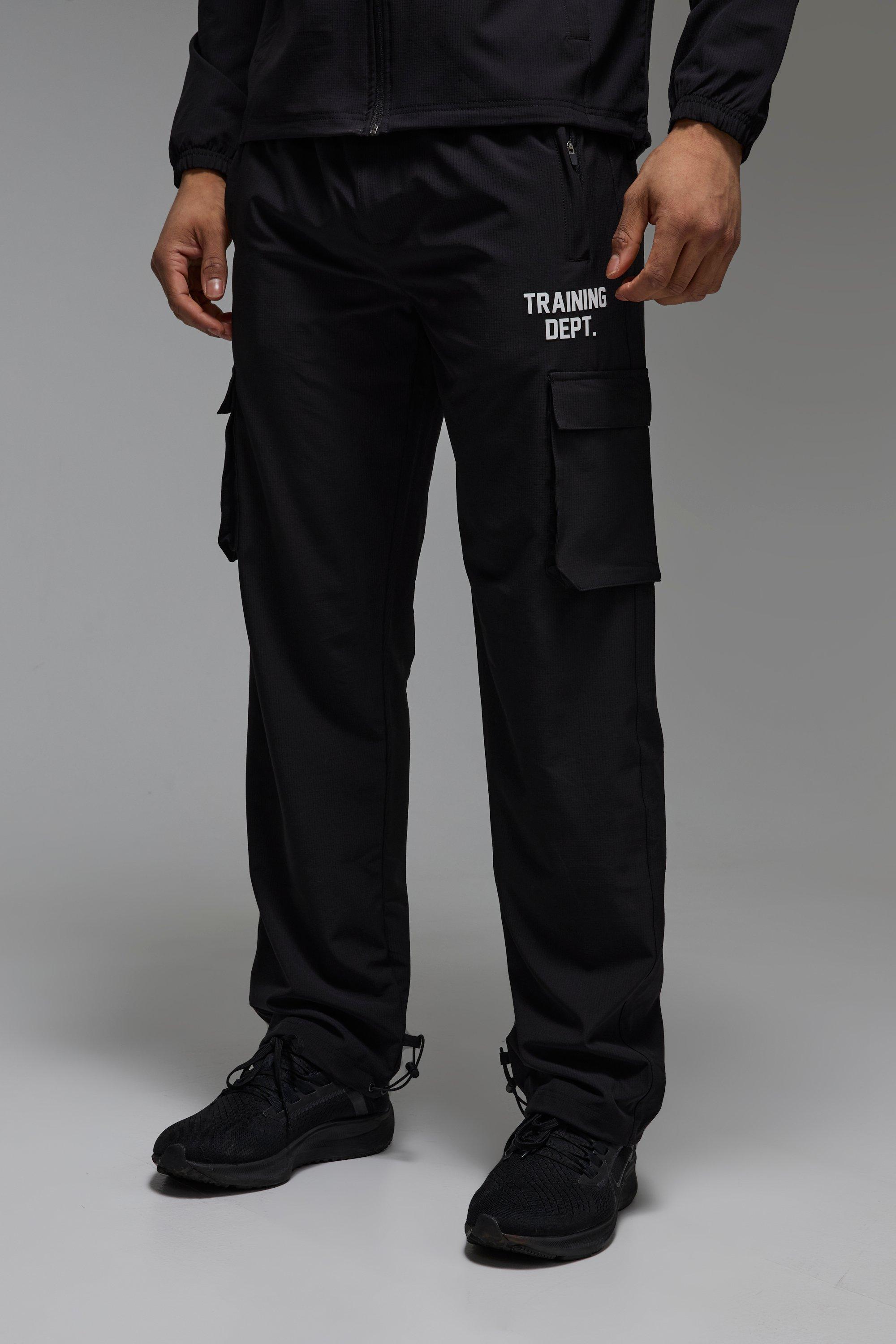 Pantaloni Cargo Man Active Training Dept, Nero