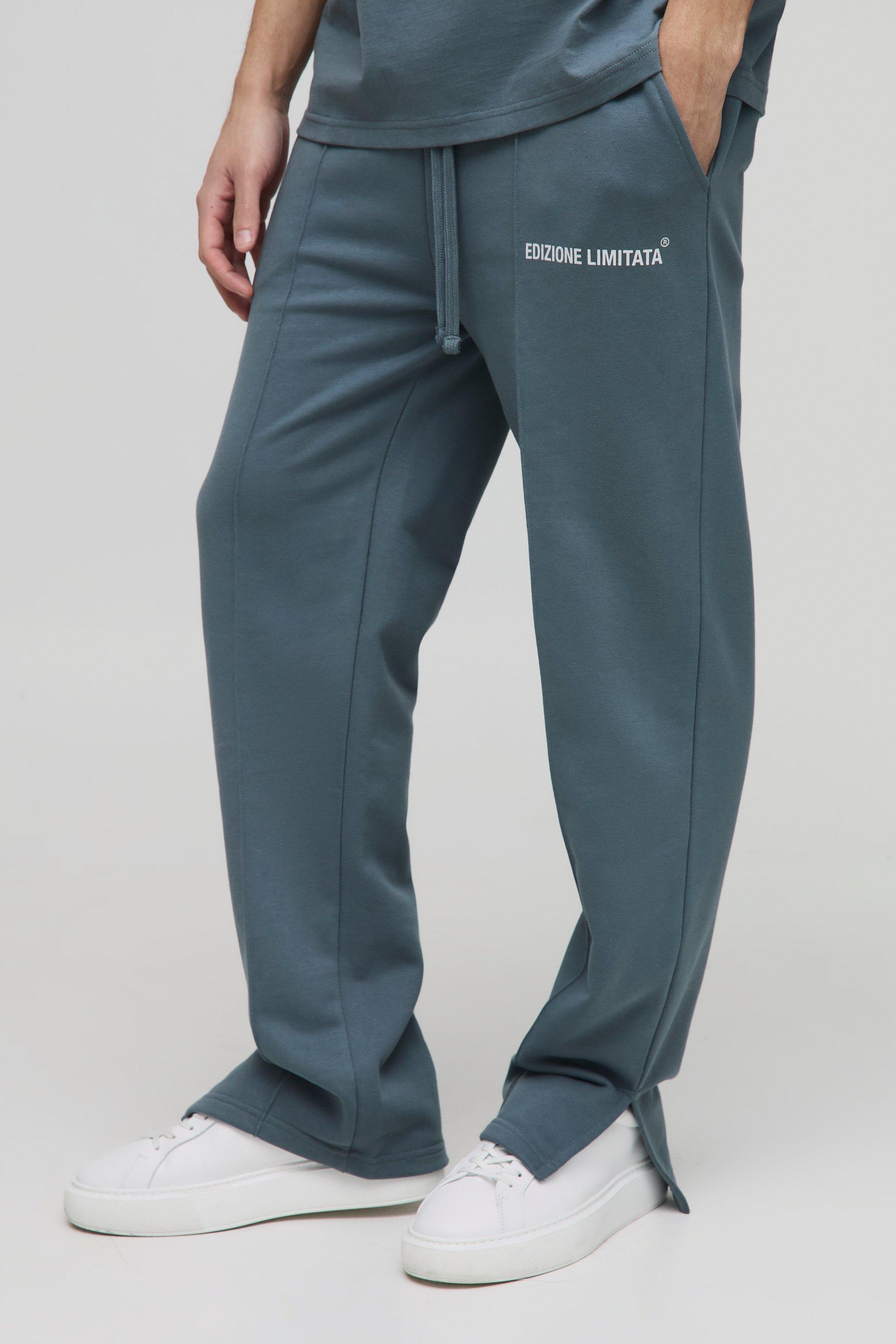 【SATIIIZ】Kessa Pintuck Sweat Pants Sweatpants - Stoffa
