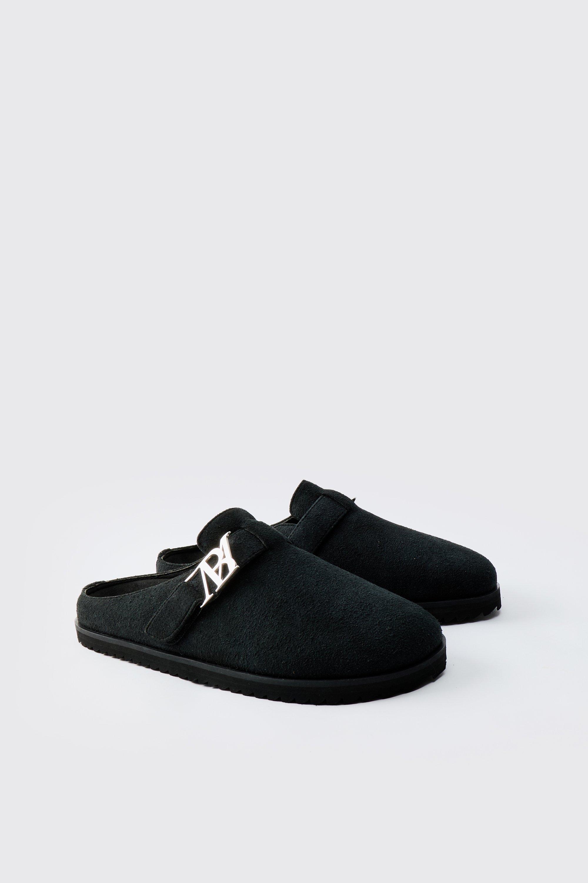 Mens Black BHM Initial Mule, Black