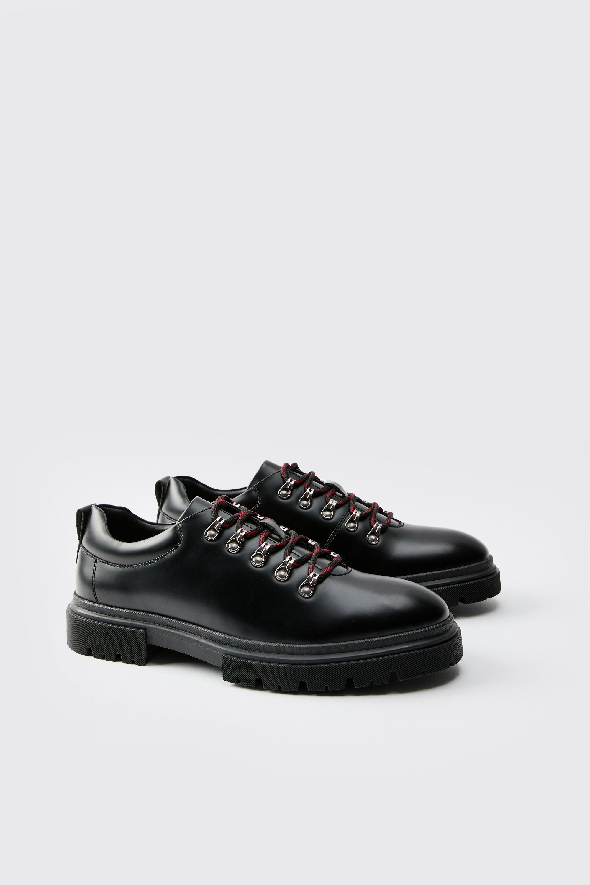 Mens Black Hiker Boot, Black