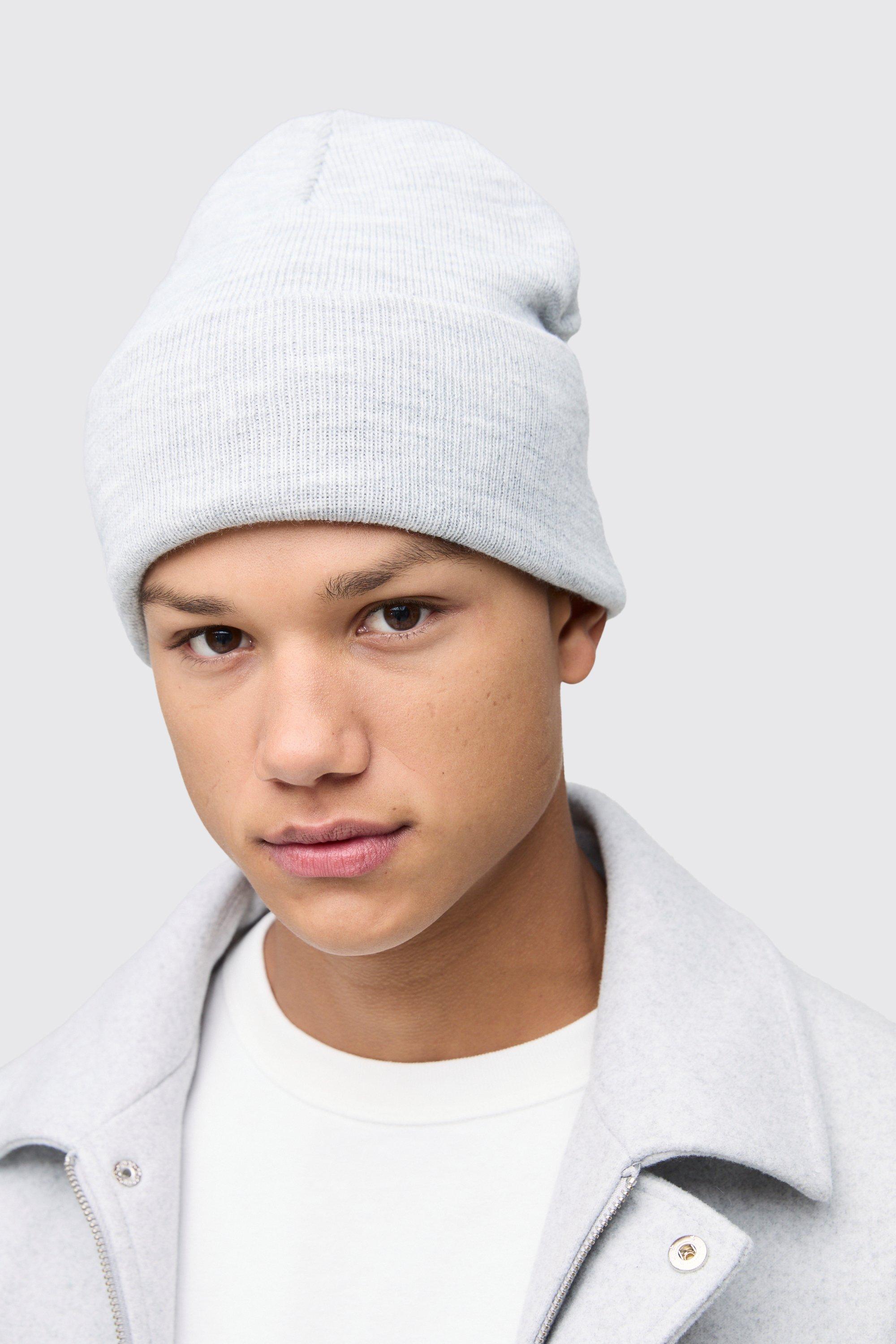 Boohoo Essential Beanie In Grey, Grey