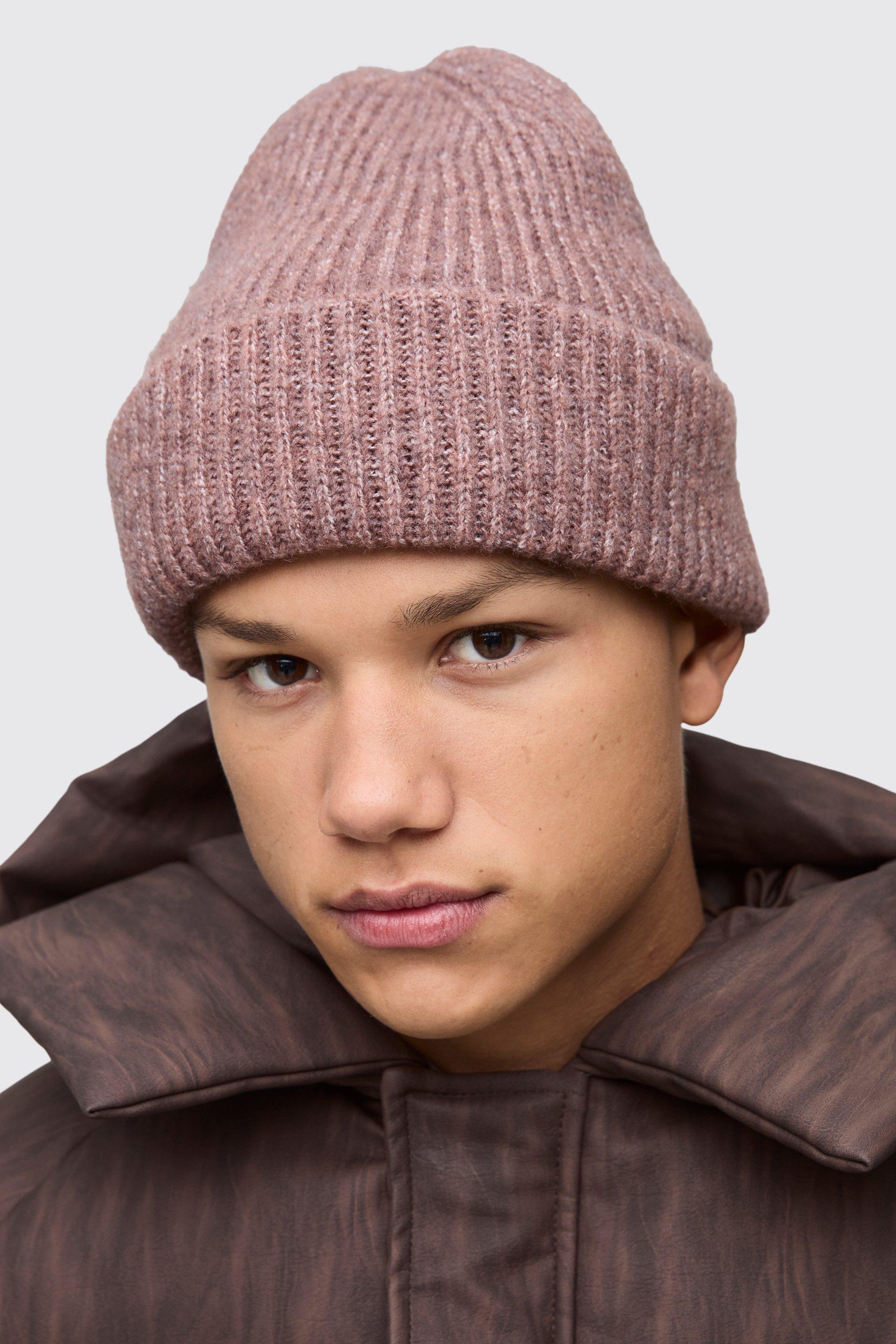 Natural Essential Beanie, Brown